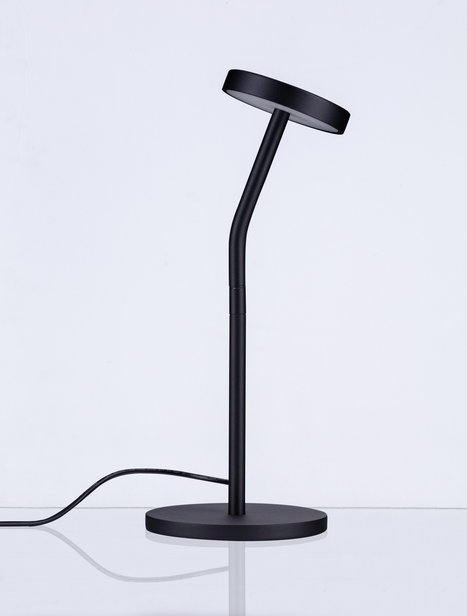 LOGOS | H 35 D 14 cm | 5 W | 3000 K | 345 lm | IP20 | Black | Steel/Aluminum