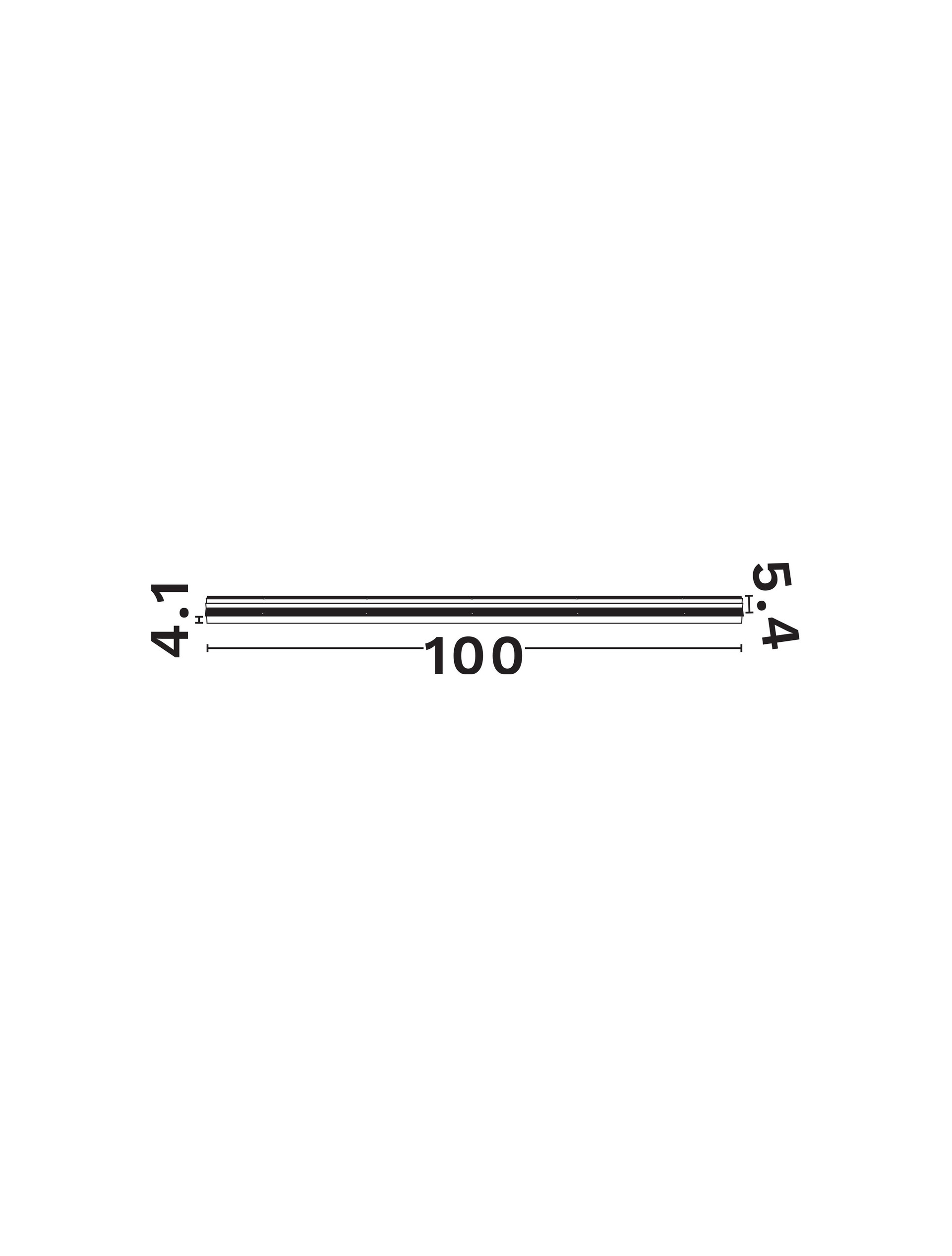 Ultra Slim Magnetic B-300W-Dali-RC-1000x54-body/Aluminum/For thumbnail