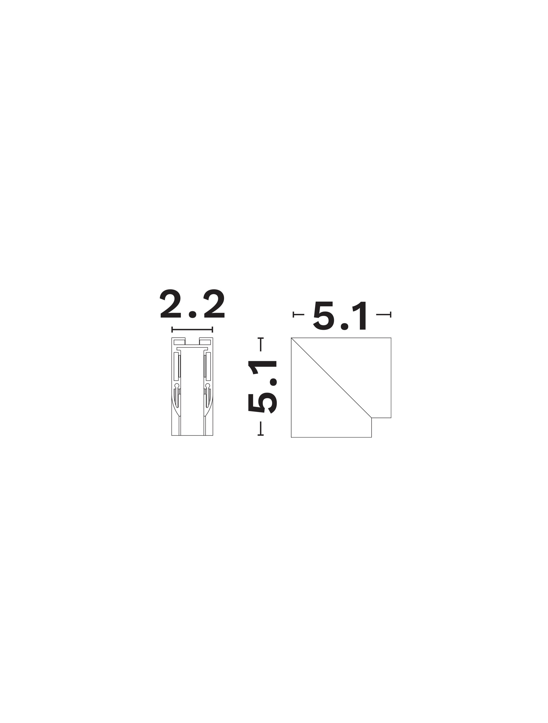 Ultra Slim Magnetic B-Vertical 90deg connector-51x51 thumbnail