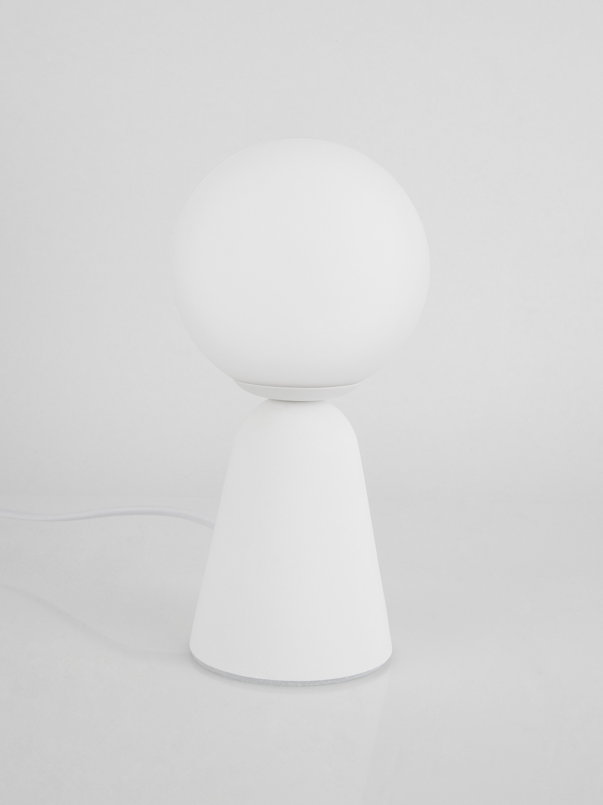 ZERO | H 20 D 10 cm | 5 W | IP20 | Bianco | Vetro/Gesso