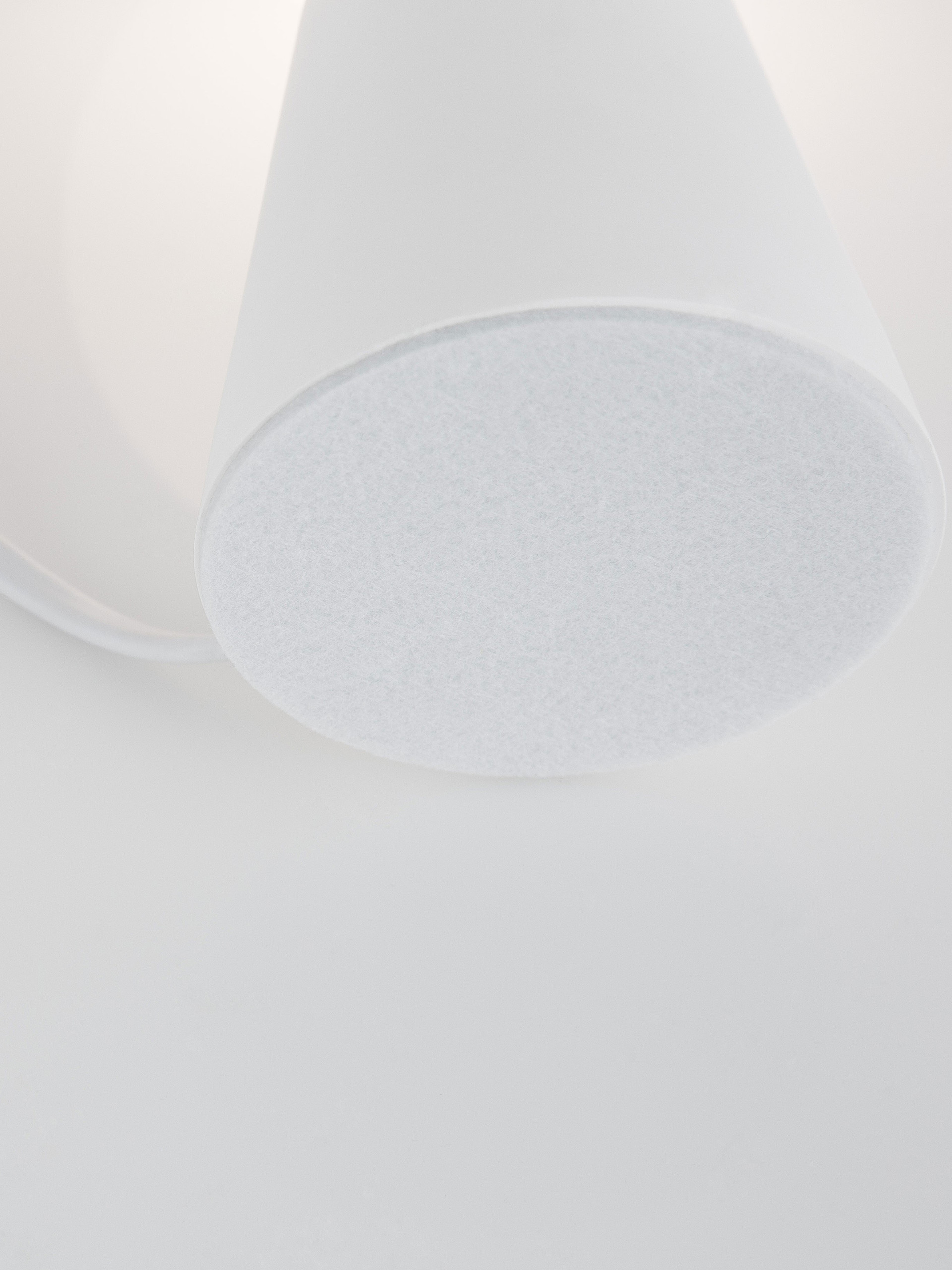 ZERO | H 20 D 10 cm | 5 W | IP20 | Bianco | Vetro/Gesso