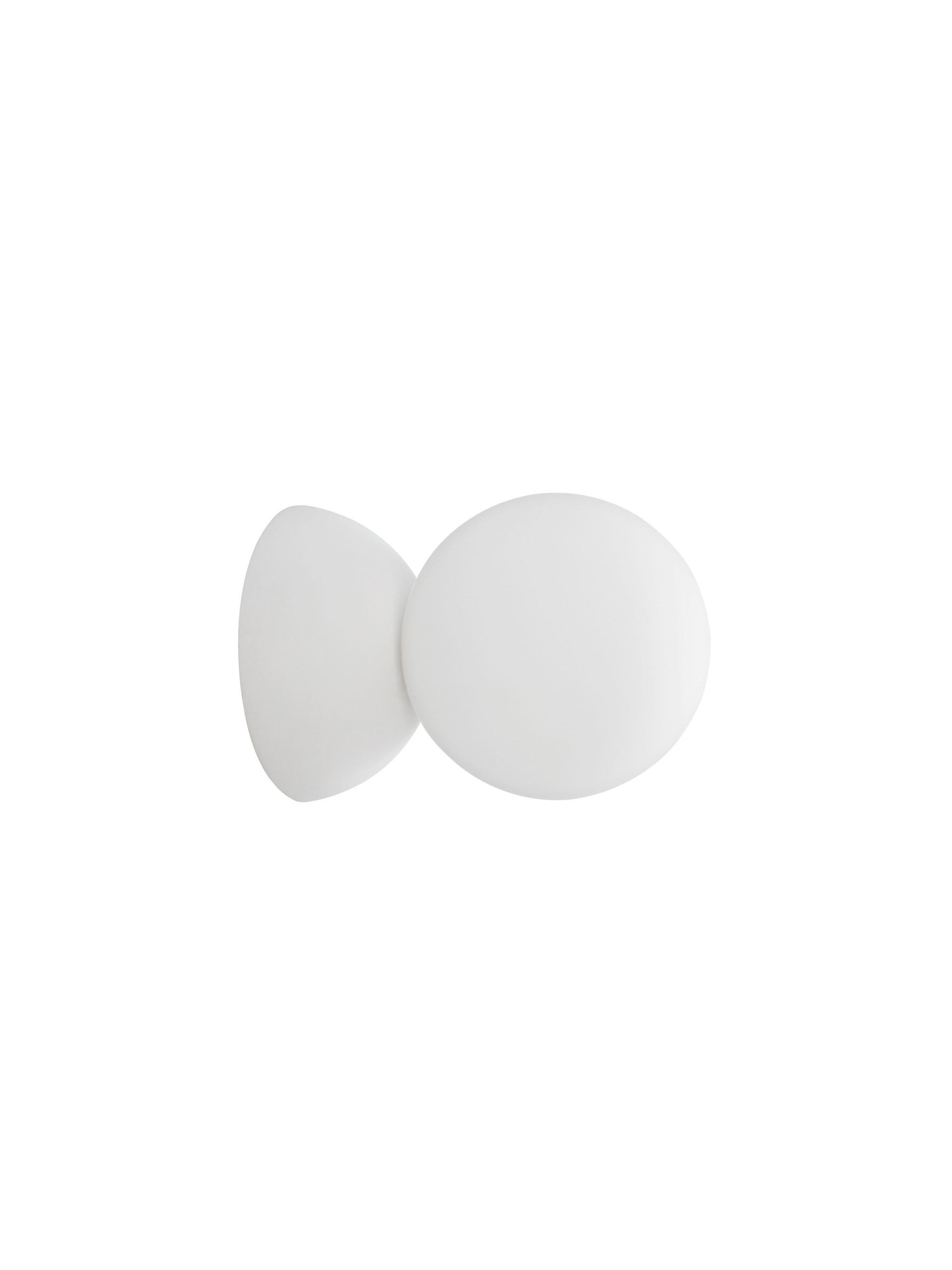 ZERO | W 14 H 10 cm | 5 W | IP20 | Blanco | Vidrio/Yeso