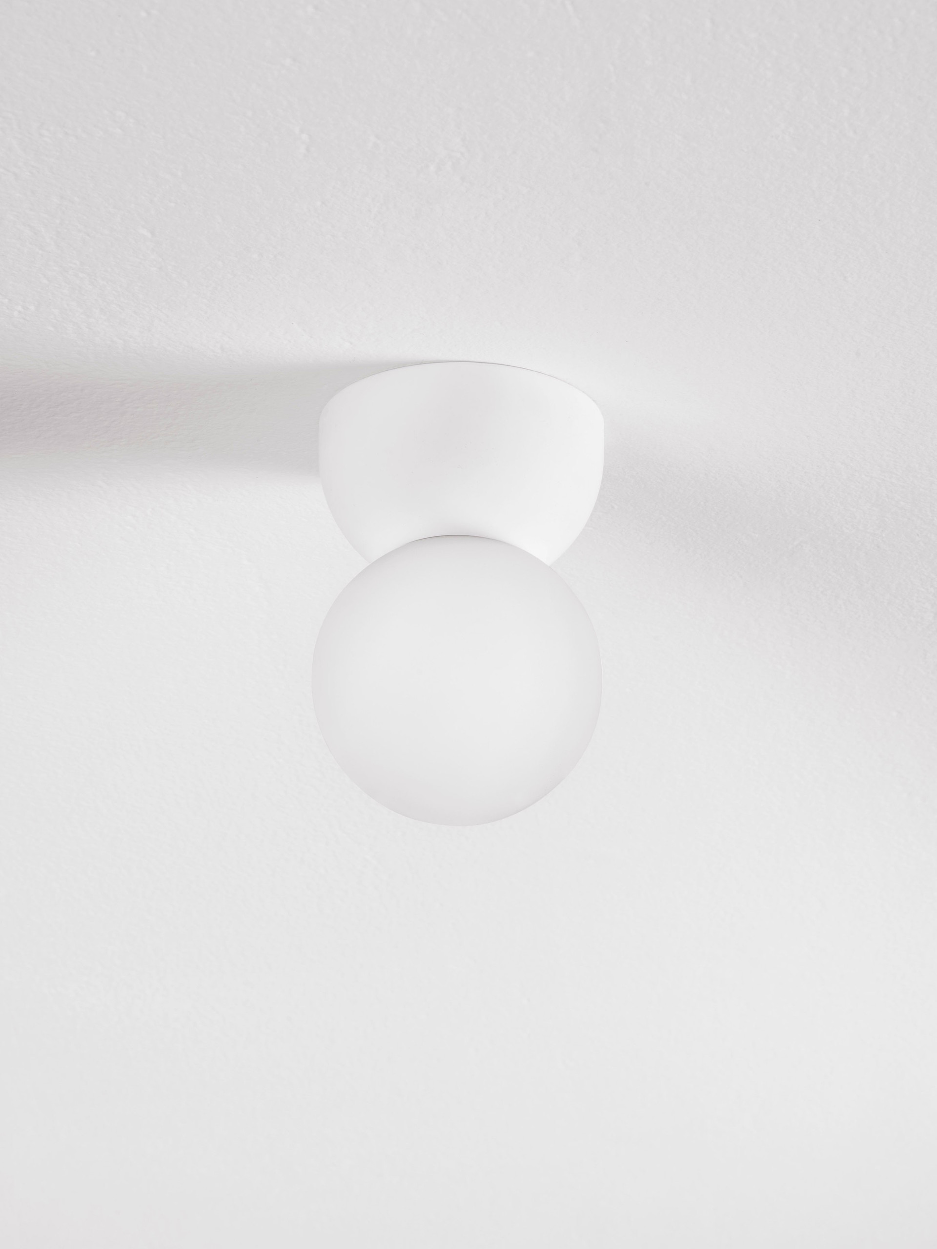 ZERO | H 12 D 8 cm | 5 W | IP20 | Λευκό | Γυαλί/Γύψος