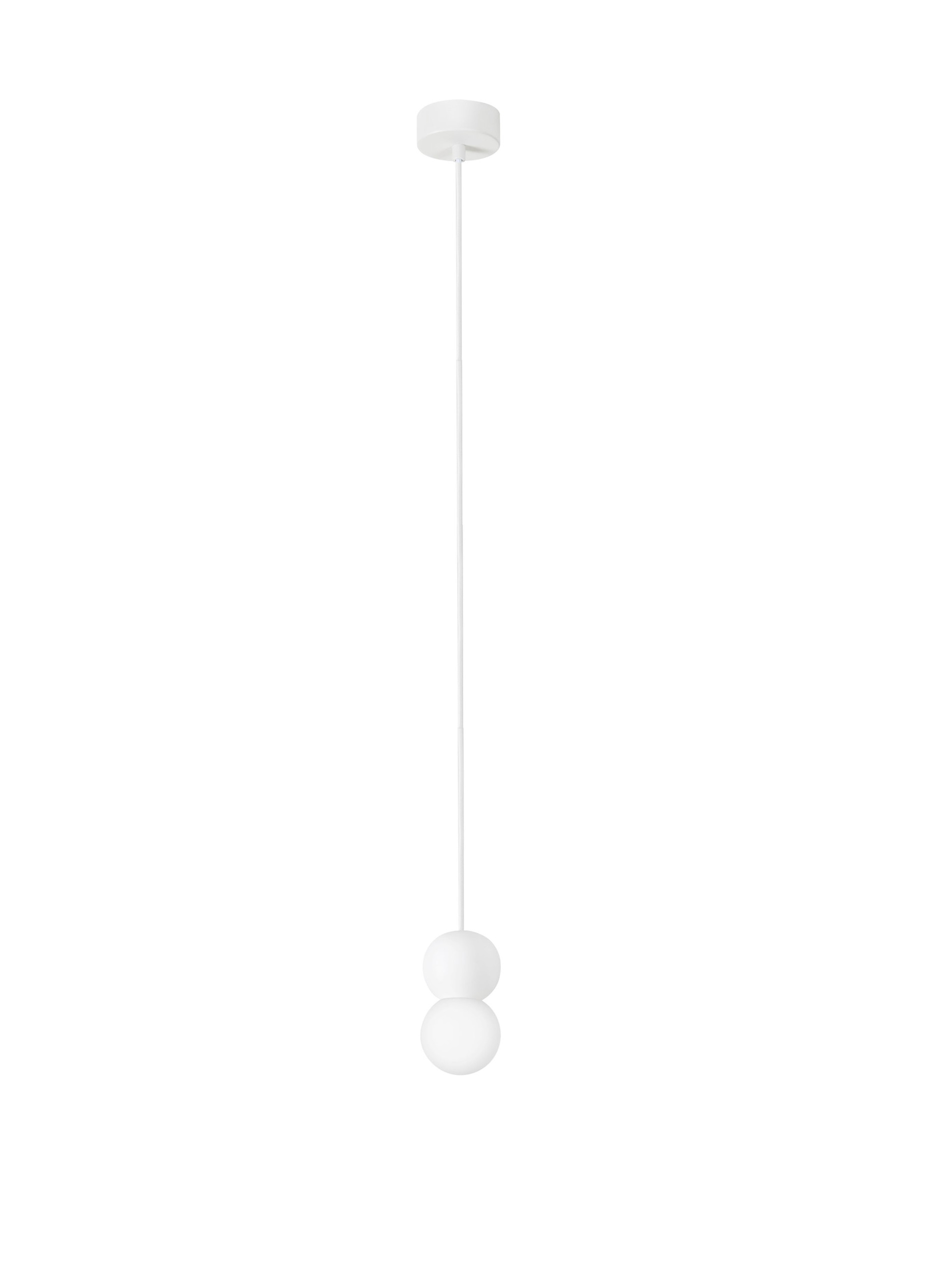 ZERO | H 155 D 8 cm | 5 W | IP20 | White | Glass/Gypsum