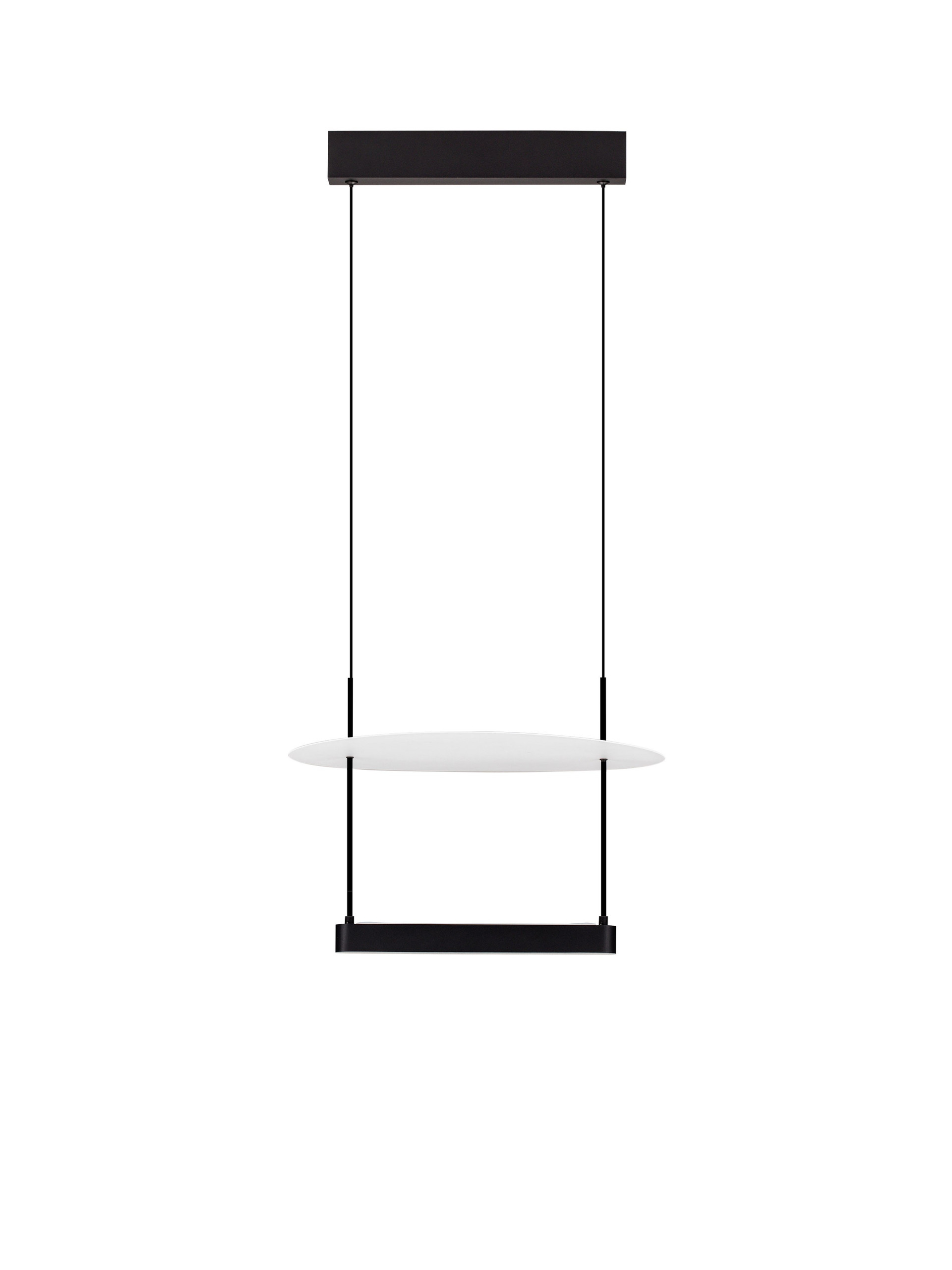 DIONA | L 40 W 40 H 160 cm | 29 W | 2700 K | 1650 lm | IP20 | Black/White | Aluminum