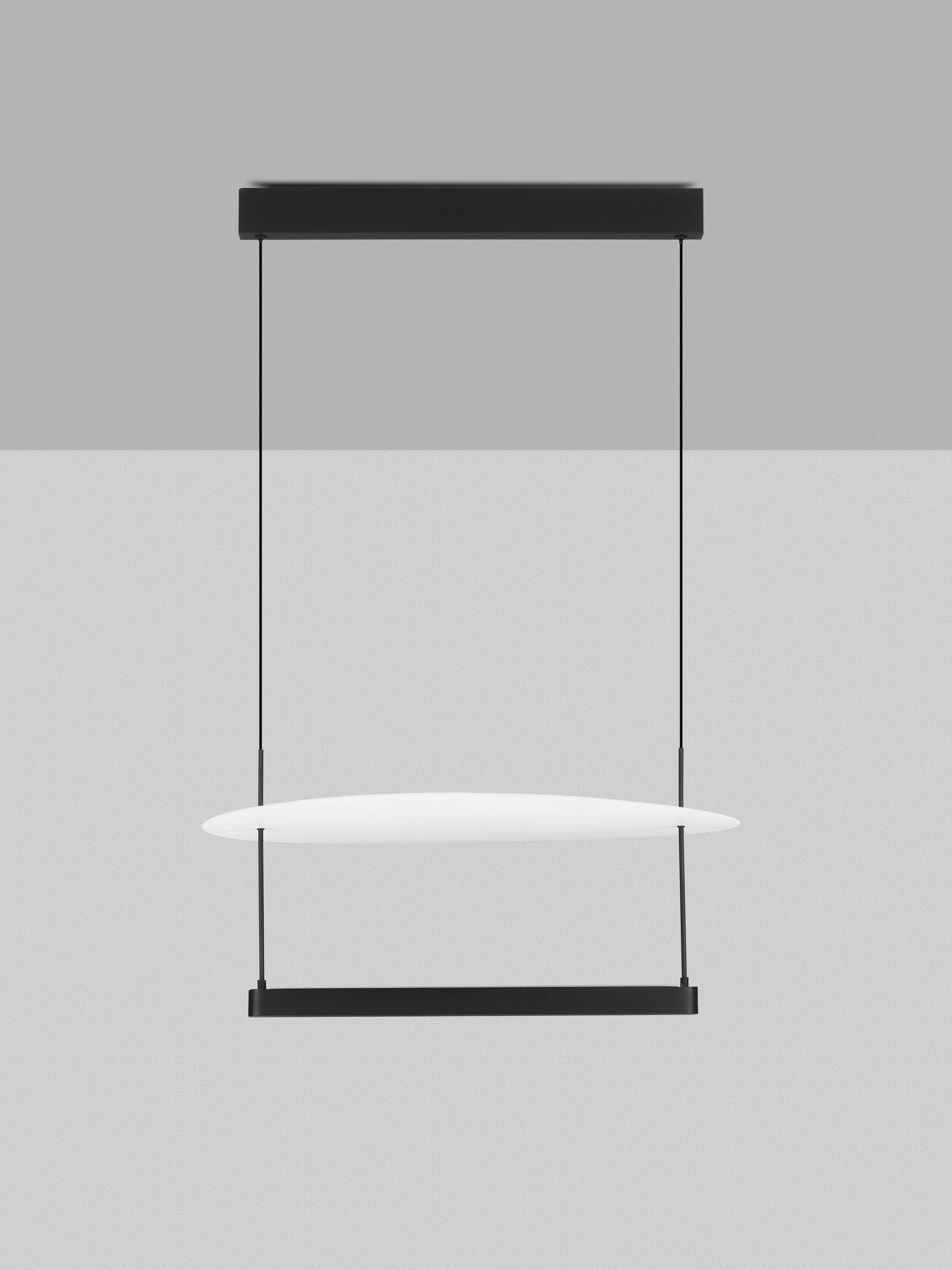 DIONA | L 60 W 60 H 160 cm | 40 W | 2700 K | 2560 lm | IP20 | Negro/Blanco | Aluminio