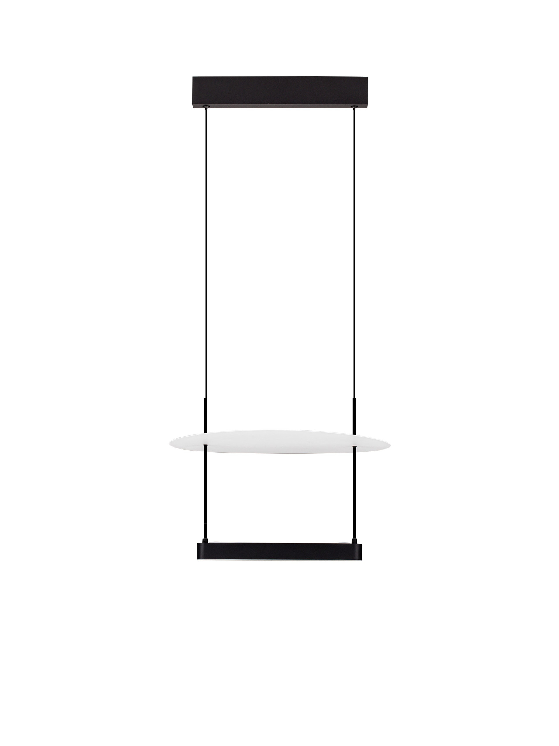 DIONA | L 40 W 40 H 160 cm | 29 W | 3000 K | 1650 lm | IP20 | Negro/Blanco | Aluminio