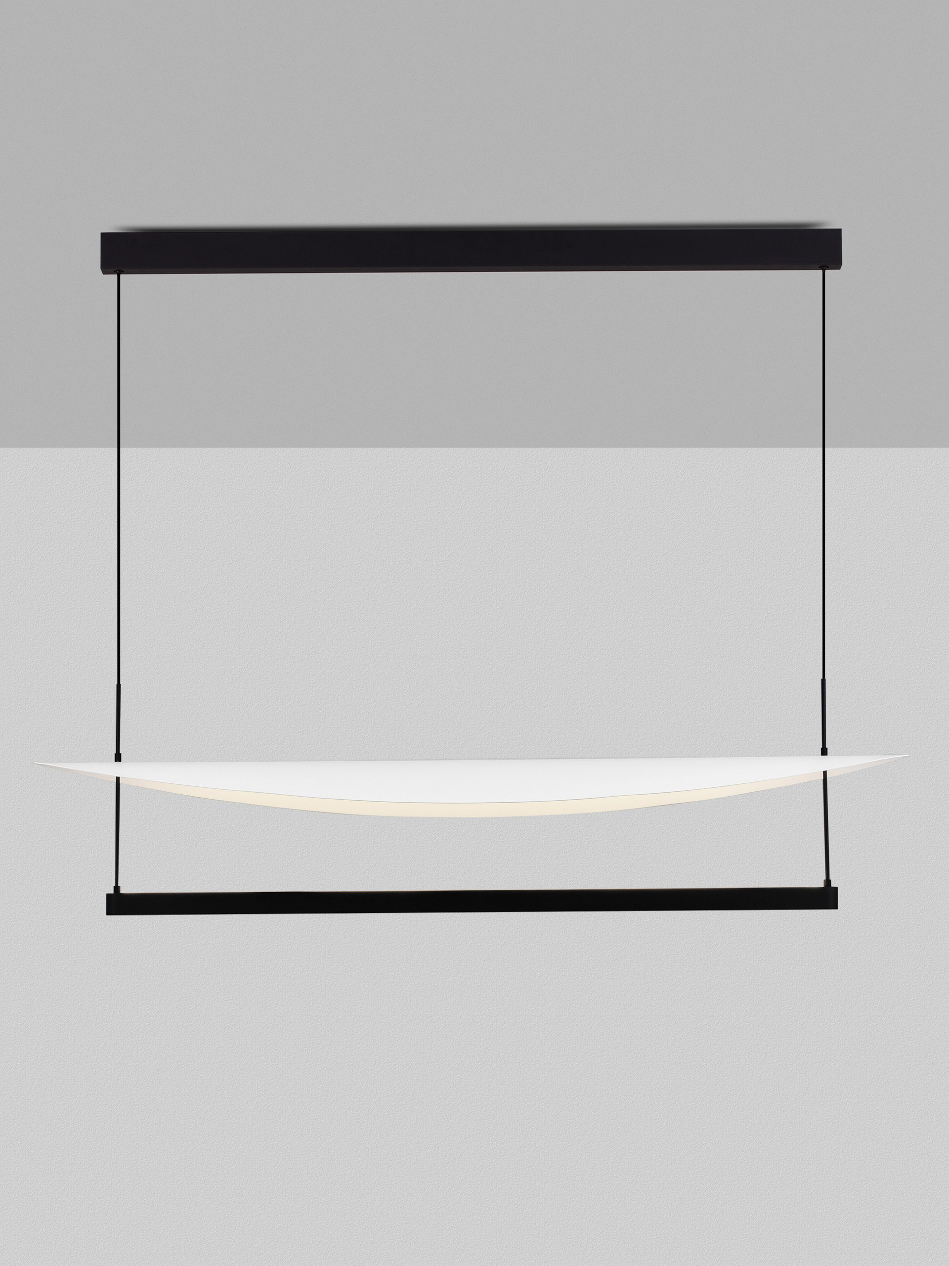 DIONA | L 120 W 30 H 160 cm | 81 W | 3000 K | 5160 lm | IP20 | Schwarz/Weiß | Aluminium