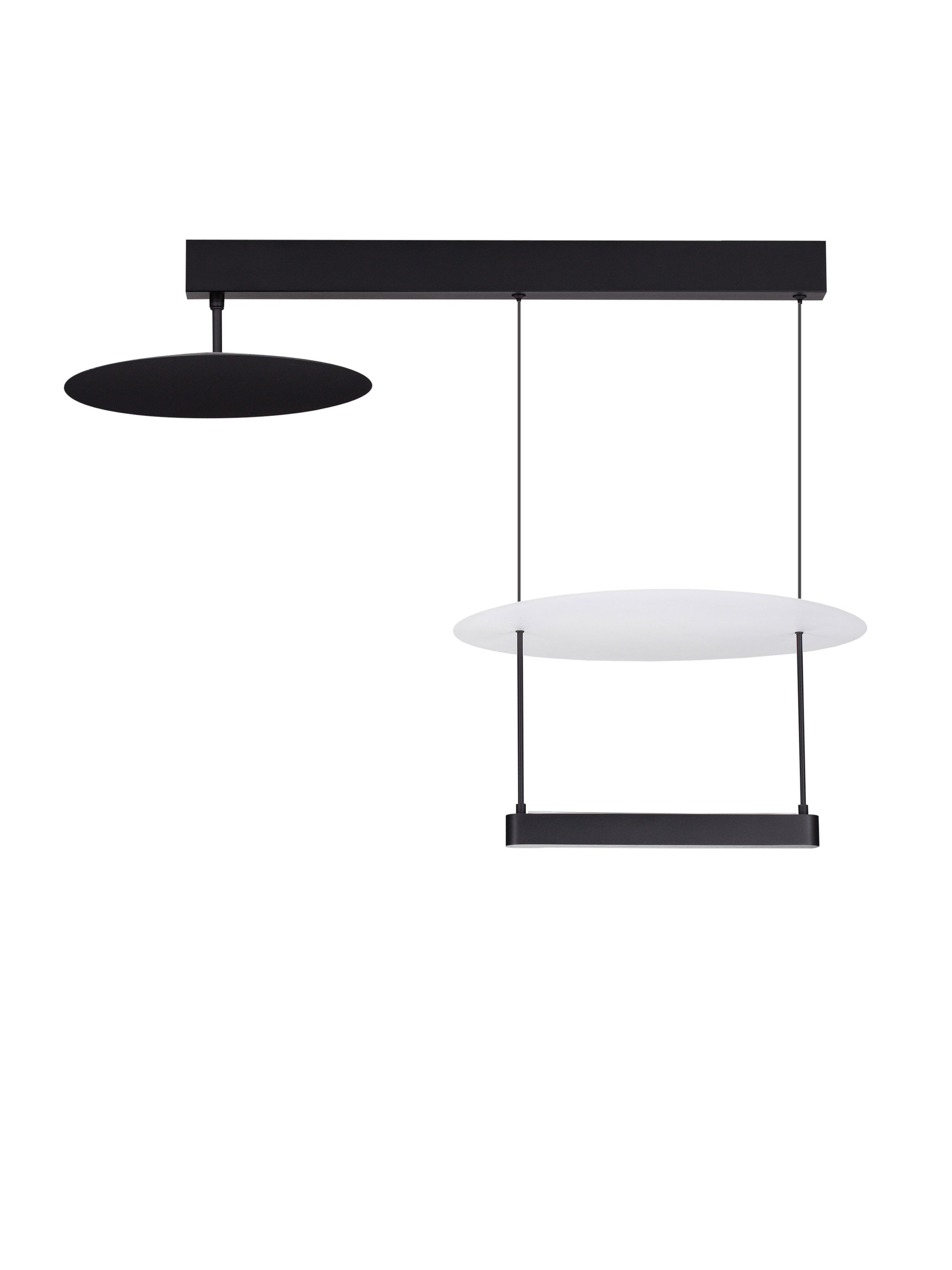 DIONA | L 80 W 40 H 60 cm | 35 W | 3000 K | 2420 lm | IP20 | Black/White | Aluminum