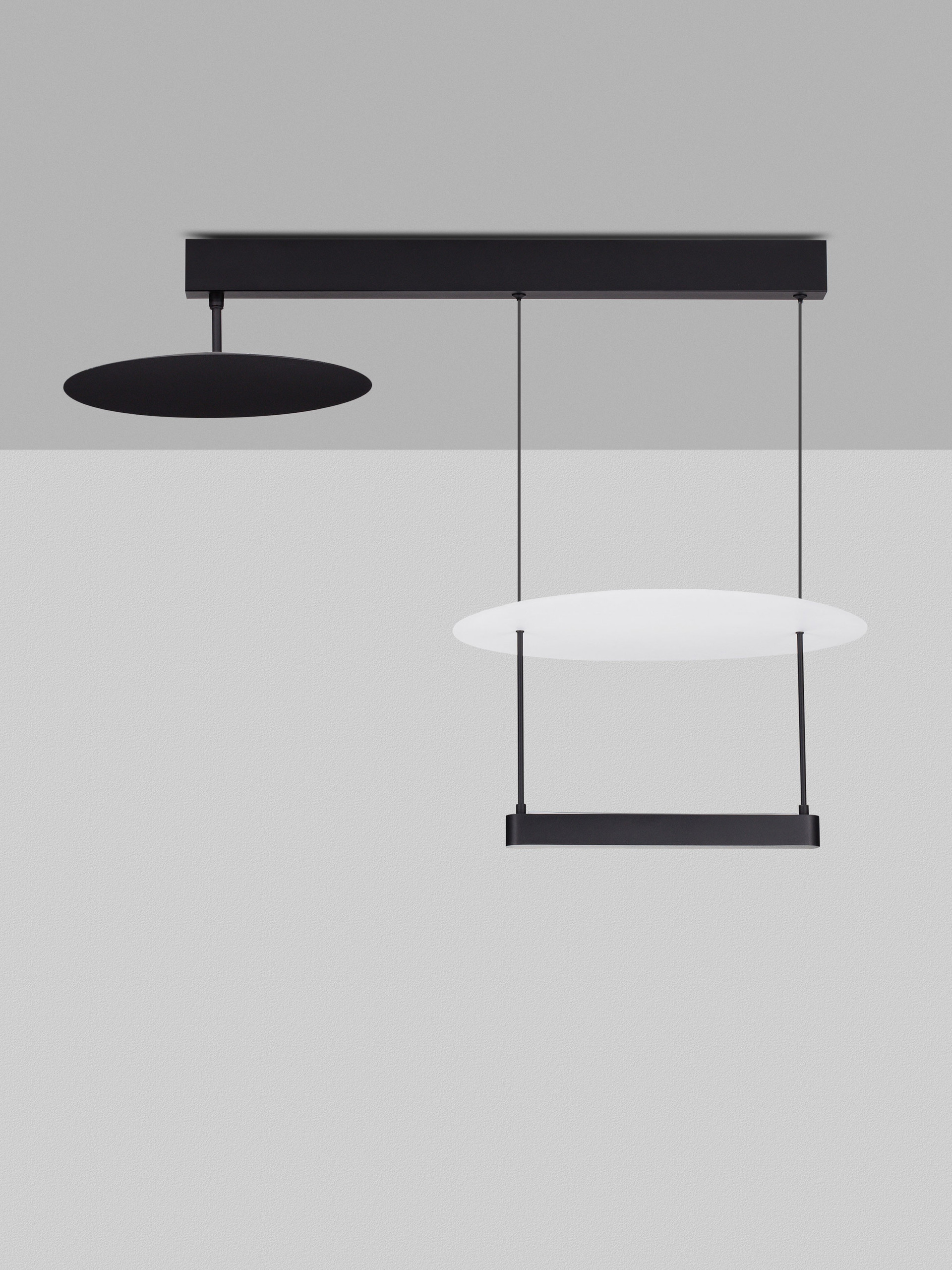 DIONA | L 80 W 40 H 60 cm | 35 W | 3000 K | 2420 lm | IP20 | Black/White | Aluminum