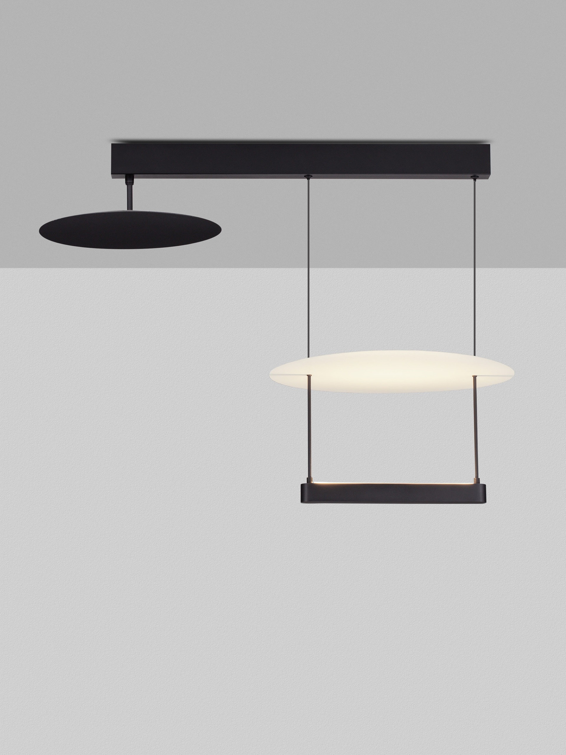 DIONA | L 80 W 40 H 60 cm | 35 W | 3000 K | 2420 lm | IP20 | Black/White | Aluminum