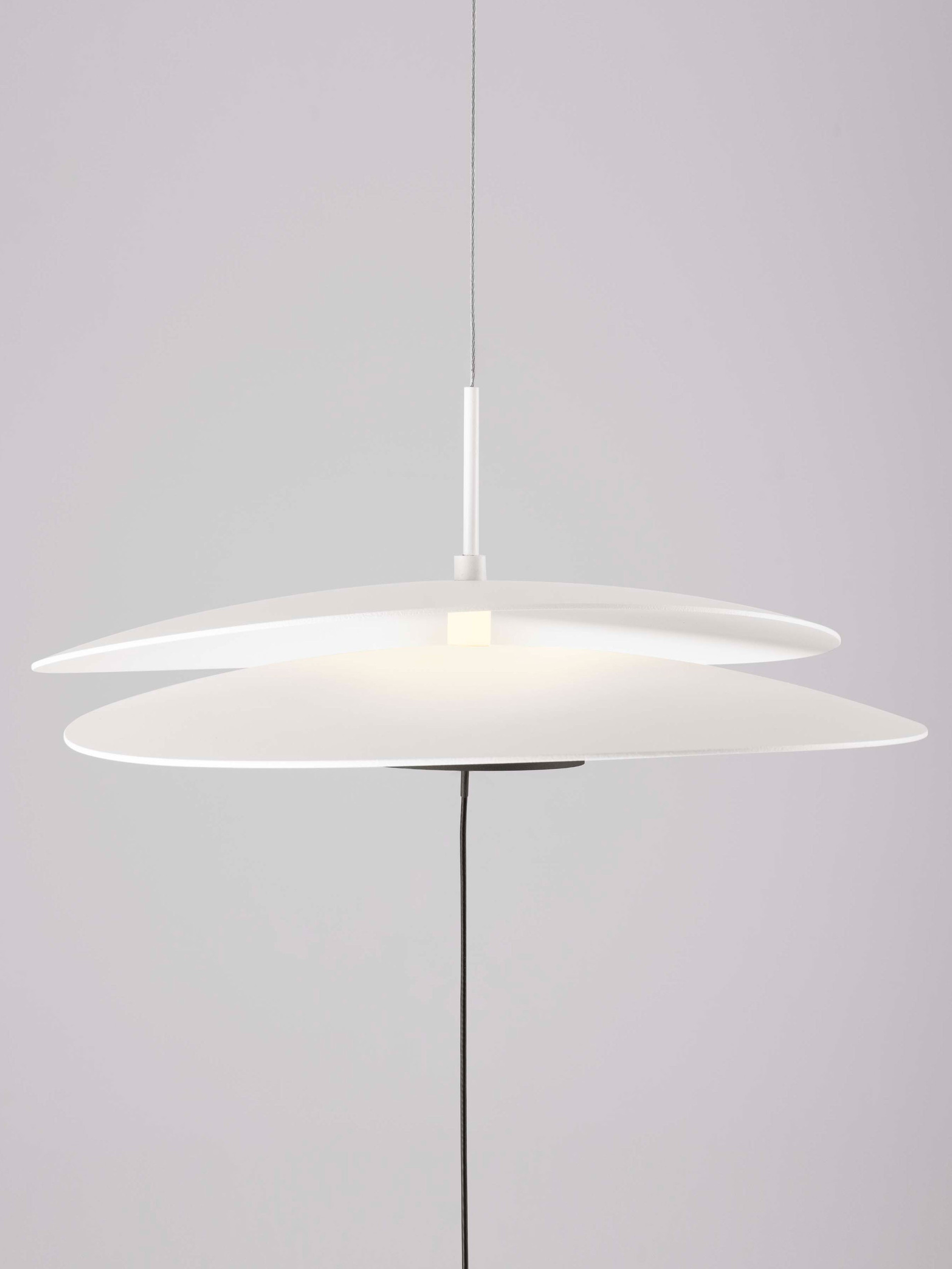 OLEA | H 340 D 35 cm | 16 W | 3000 K | 518 lm | IP20 | White | Aluminum
