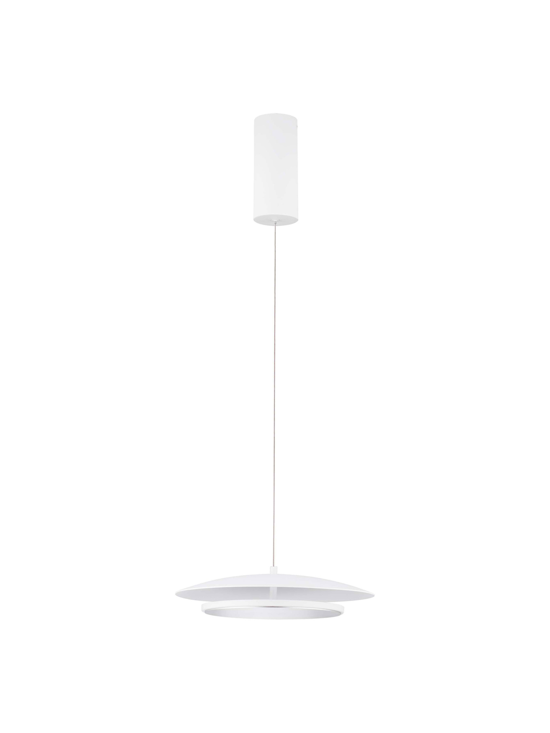 OLOS | H 120 D 35 cm | 21 W | 3000 K | 918 lm | IP20 | Chrome/White | Glass/Aluminum