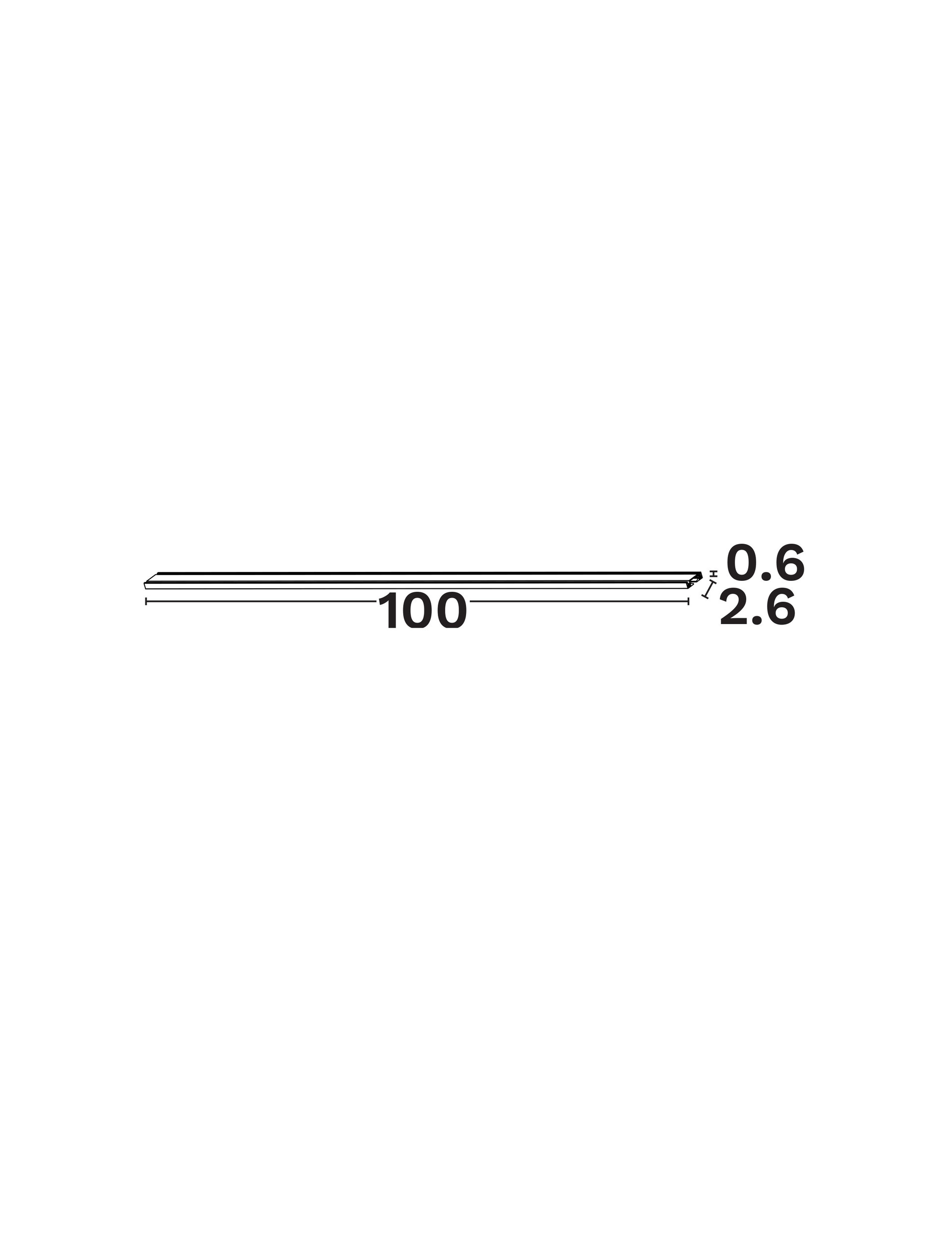 Flat B-Track-SM-L100-H0.6