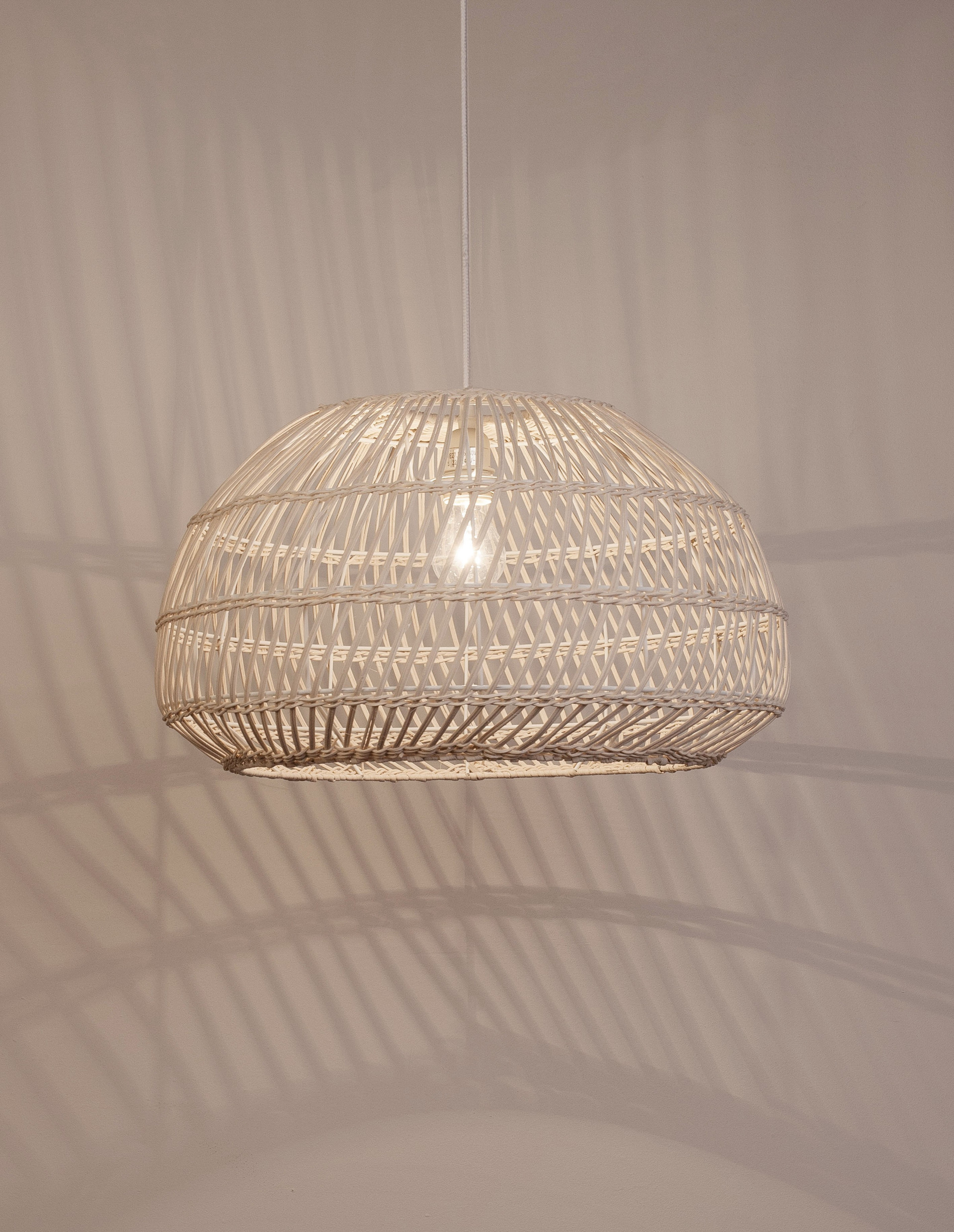 MELODY | H 250 D 50.5 cm | 12 W | IP20 | Beige | Steel/Rattan