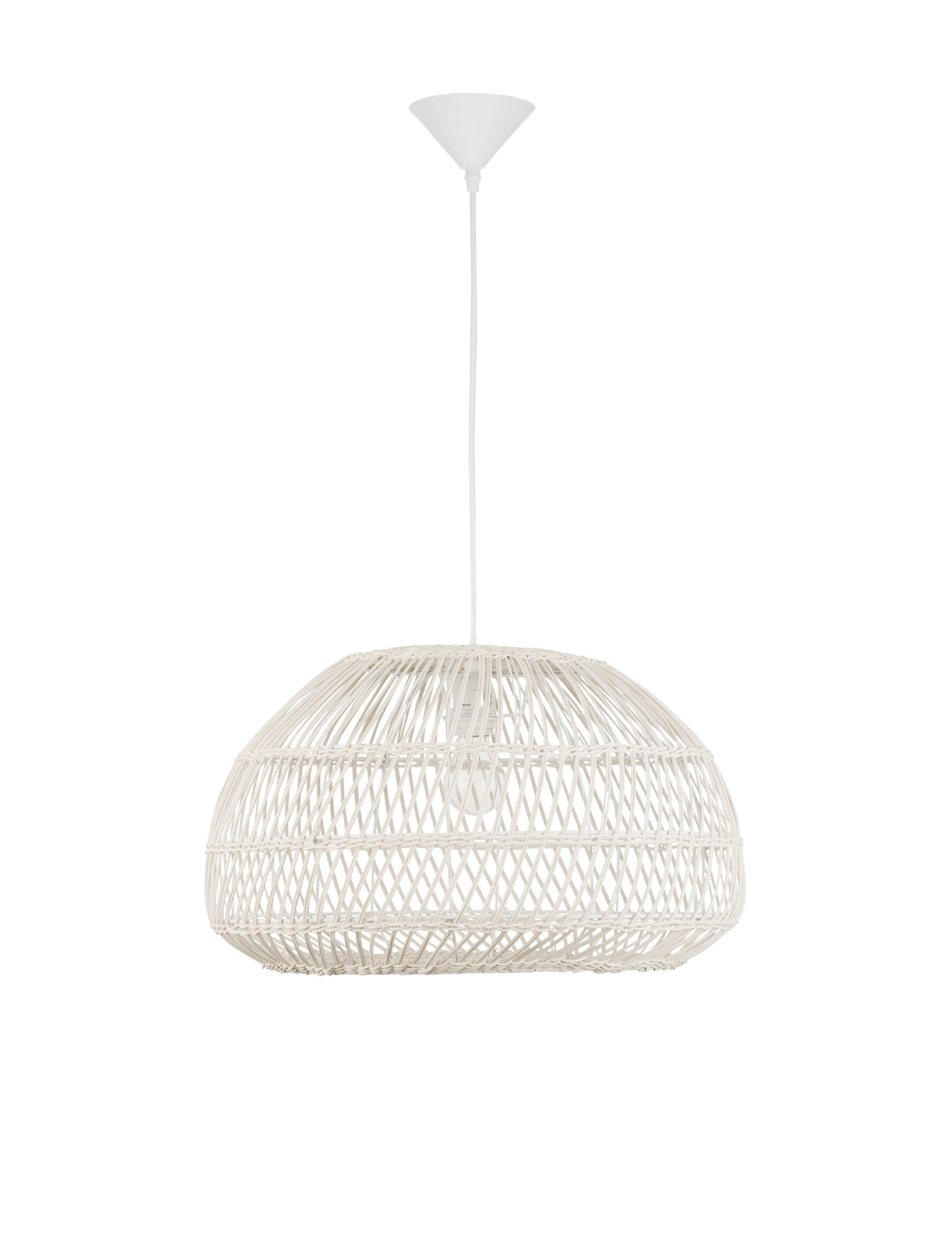 MELODY | H 250 D 50.5 cm | 12 W | IP20 | Beige | Steel/Rattan