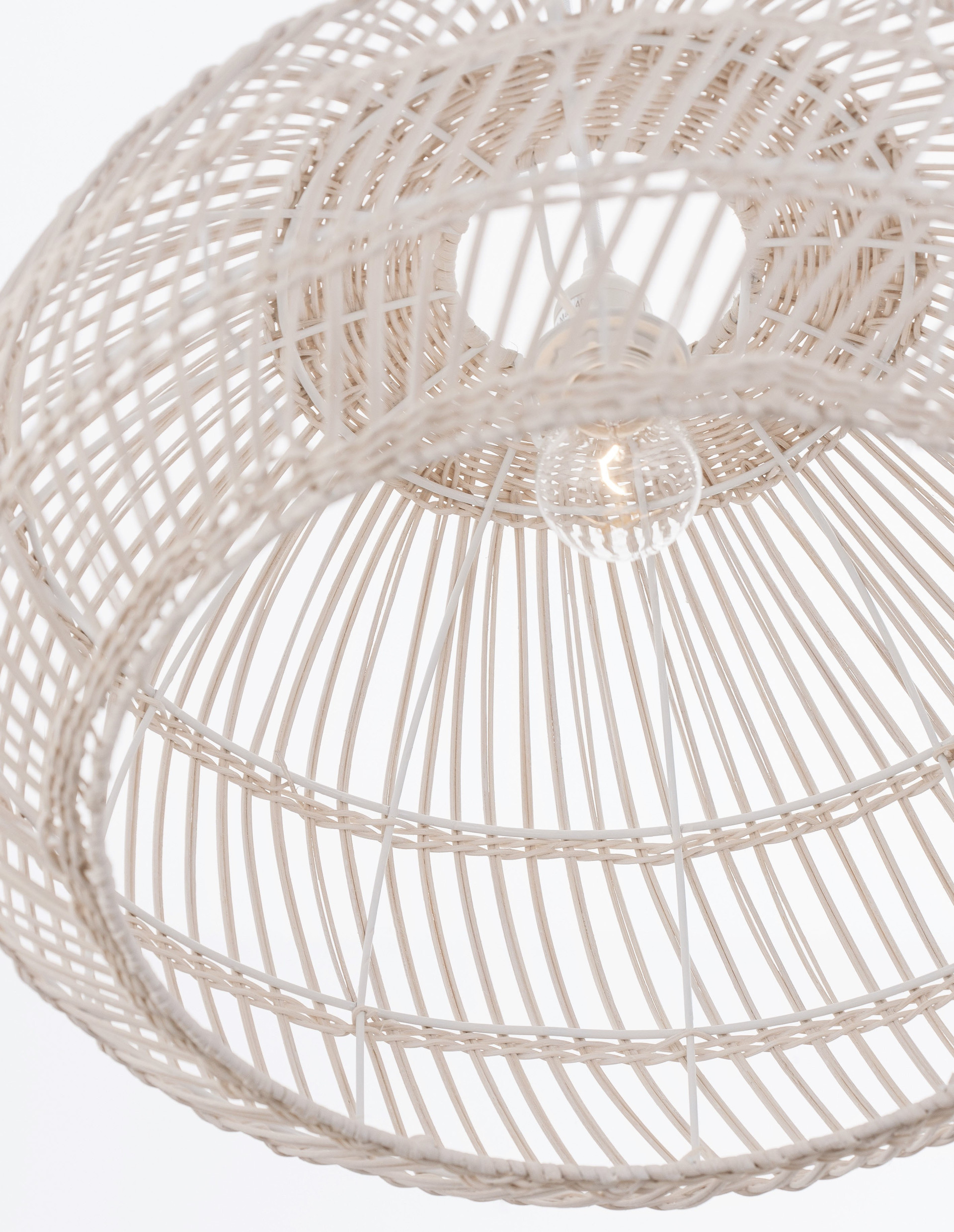 MELODY | H 250 D 50.5 cm | 12 W | IP20 | Beige | Steel/Rattan