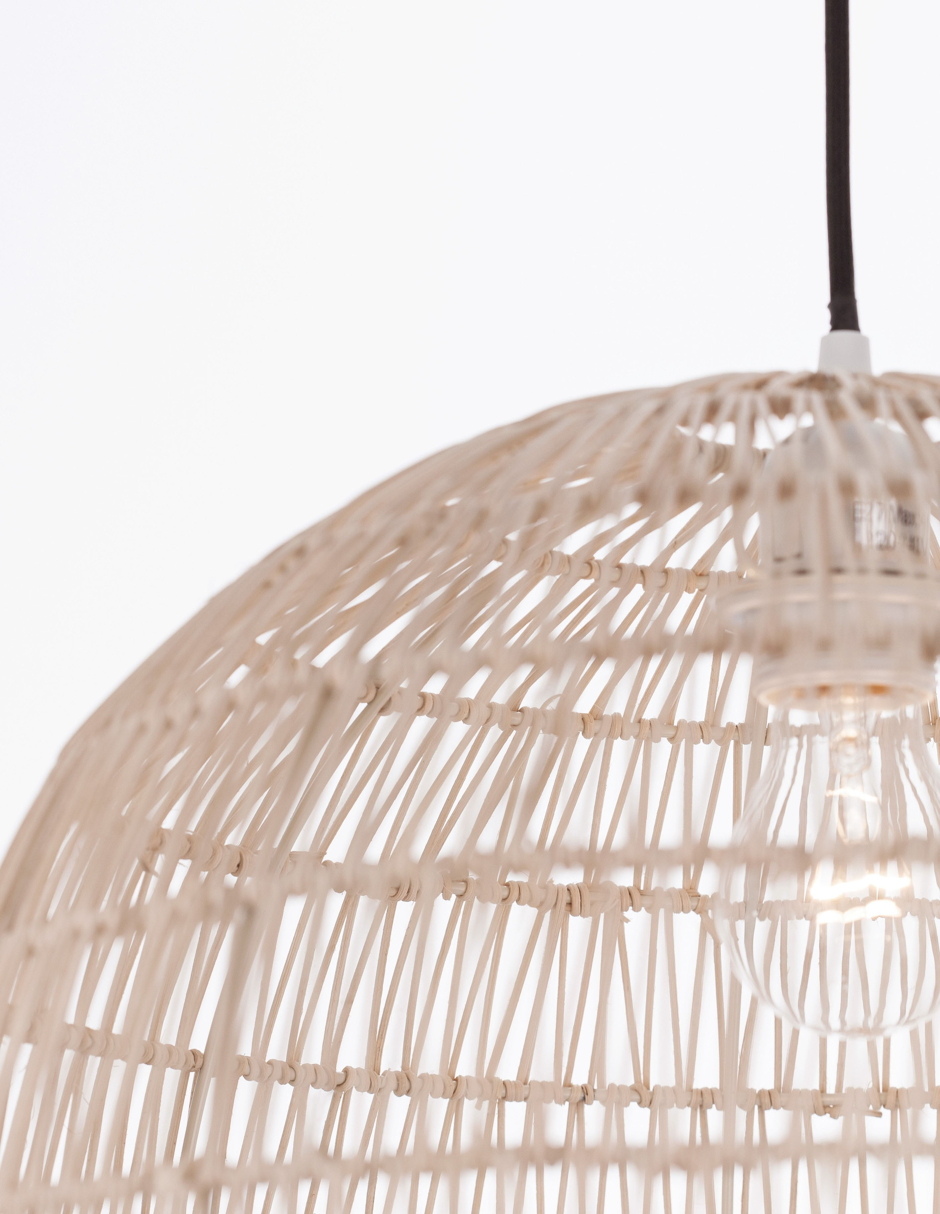 MELODY | H 250 D 40 cm | 12 W | IP20 | Beige | Steel/Rattan