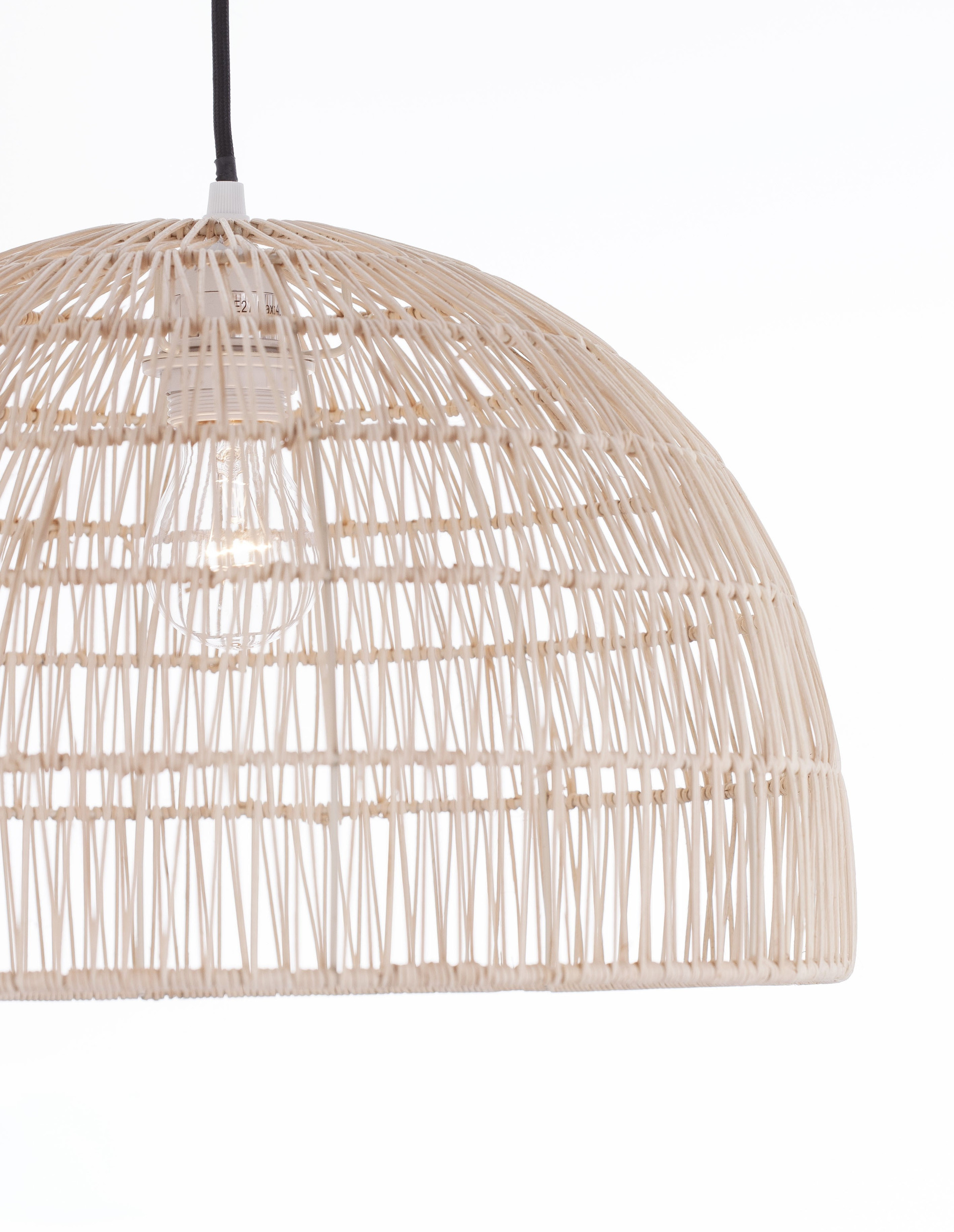 MELODY | H 250 D 40 cm | 12 W | IP20 | Beige | Steel/Rattan