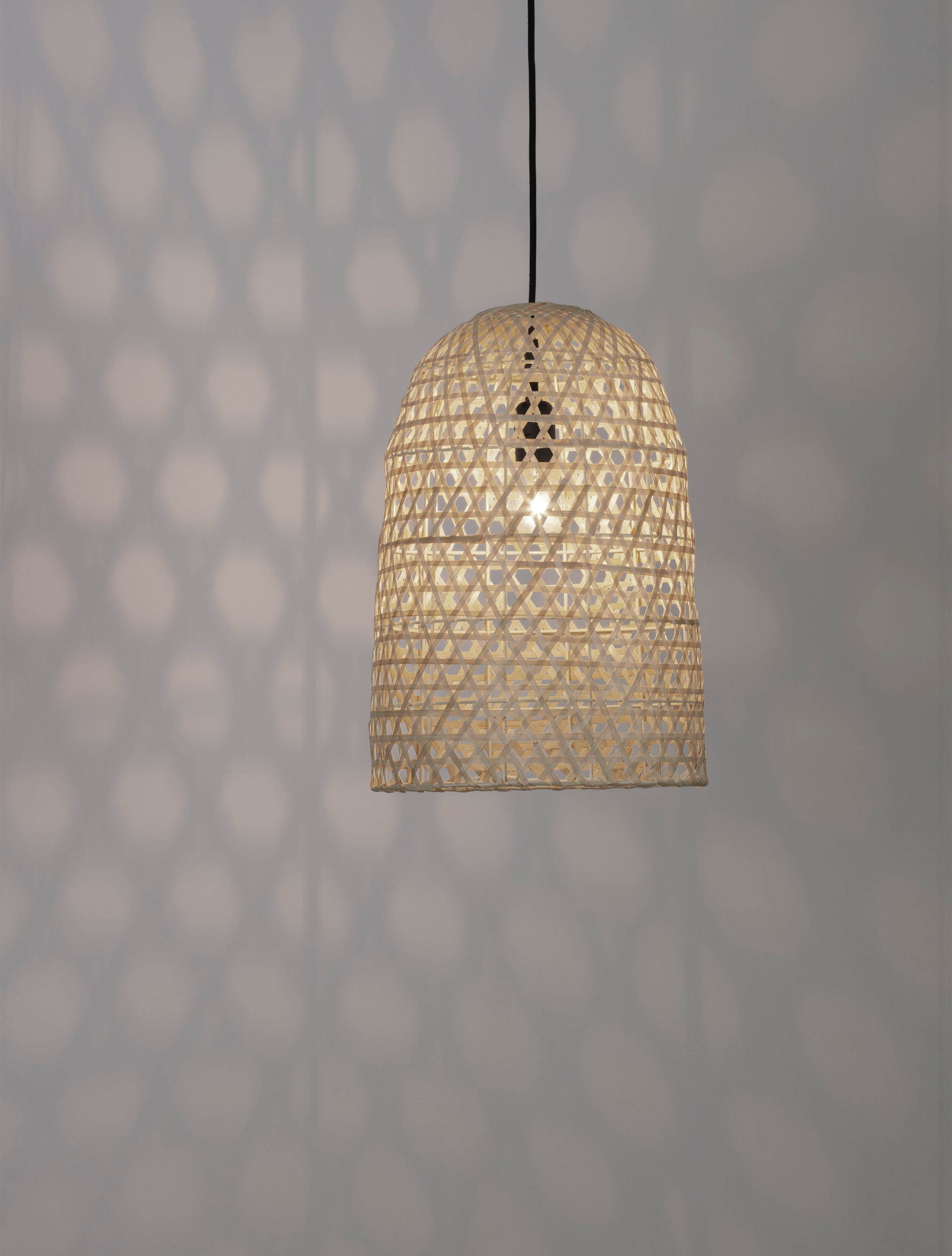 AURORA | H 190 D 30 cm | 12 W | IP20 | Beige | Rattan