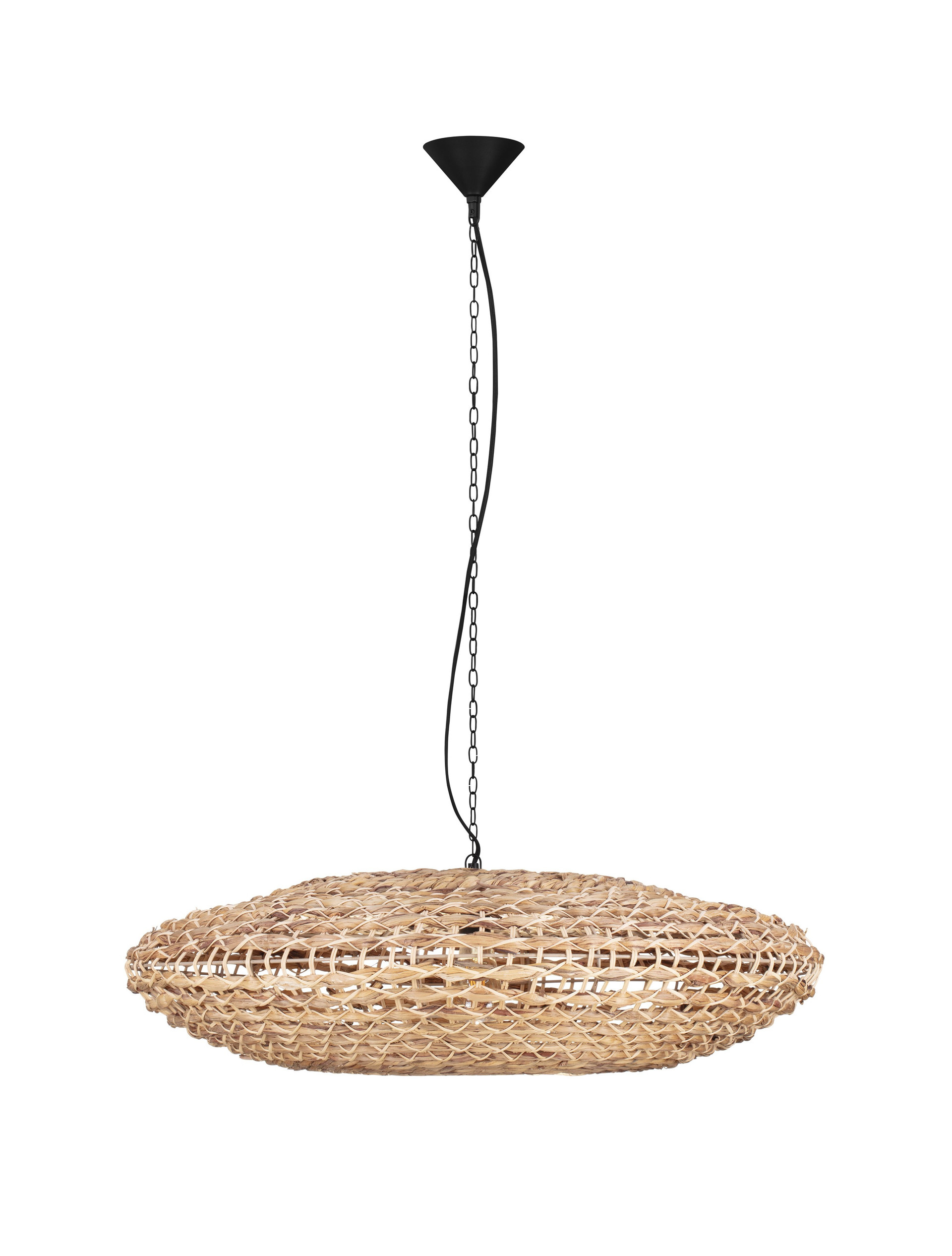 BOLA | H 200 D 85 cm | 12 W | IP20 | Beige | Fabric/Rattan