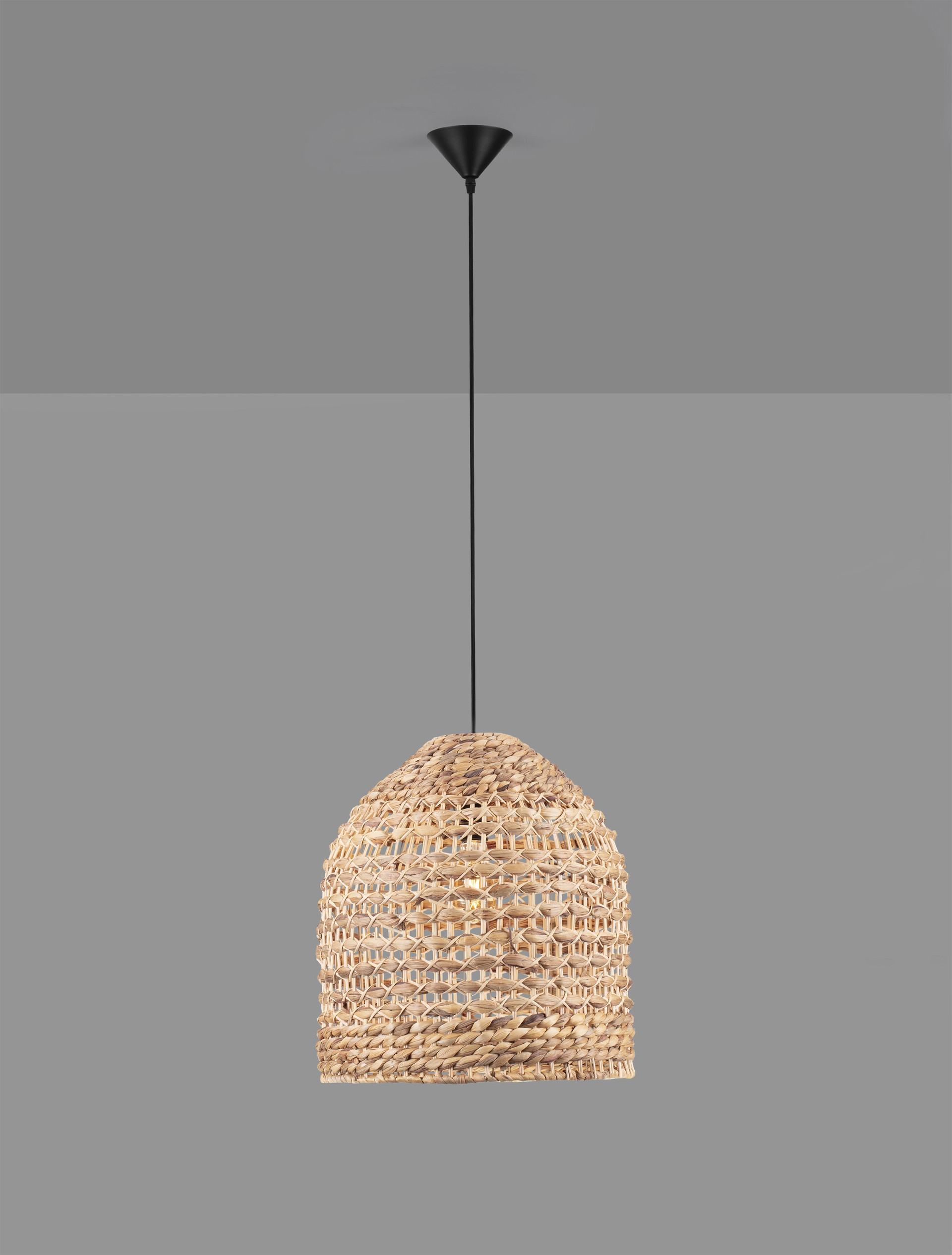 BOLA | H 200 D 40 cm | 12 W | IP20 | Beige | Fabric/Rattan