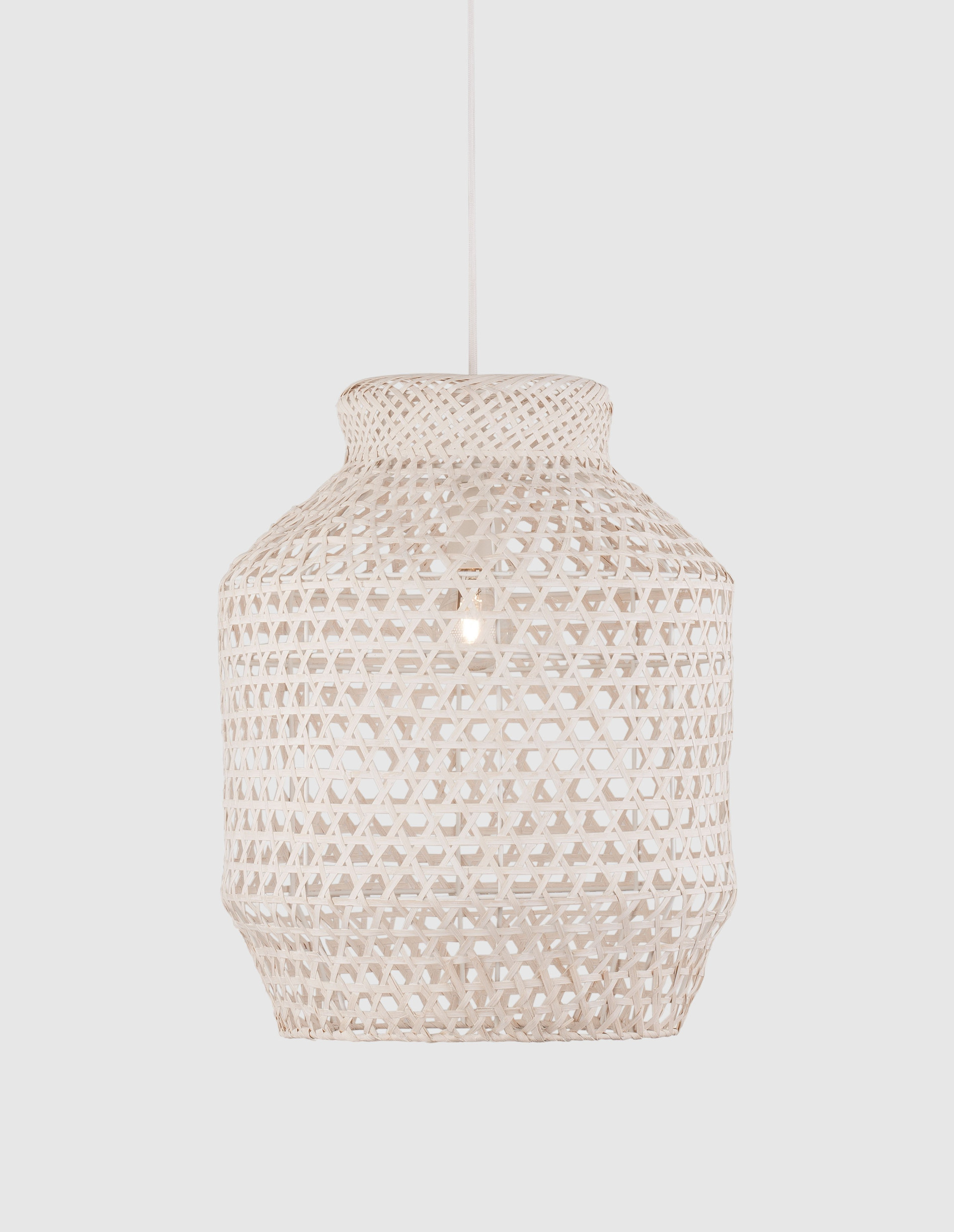 MIA | H 250 D 35 cm | 12 W | IP20 | White | Rattan