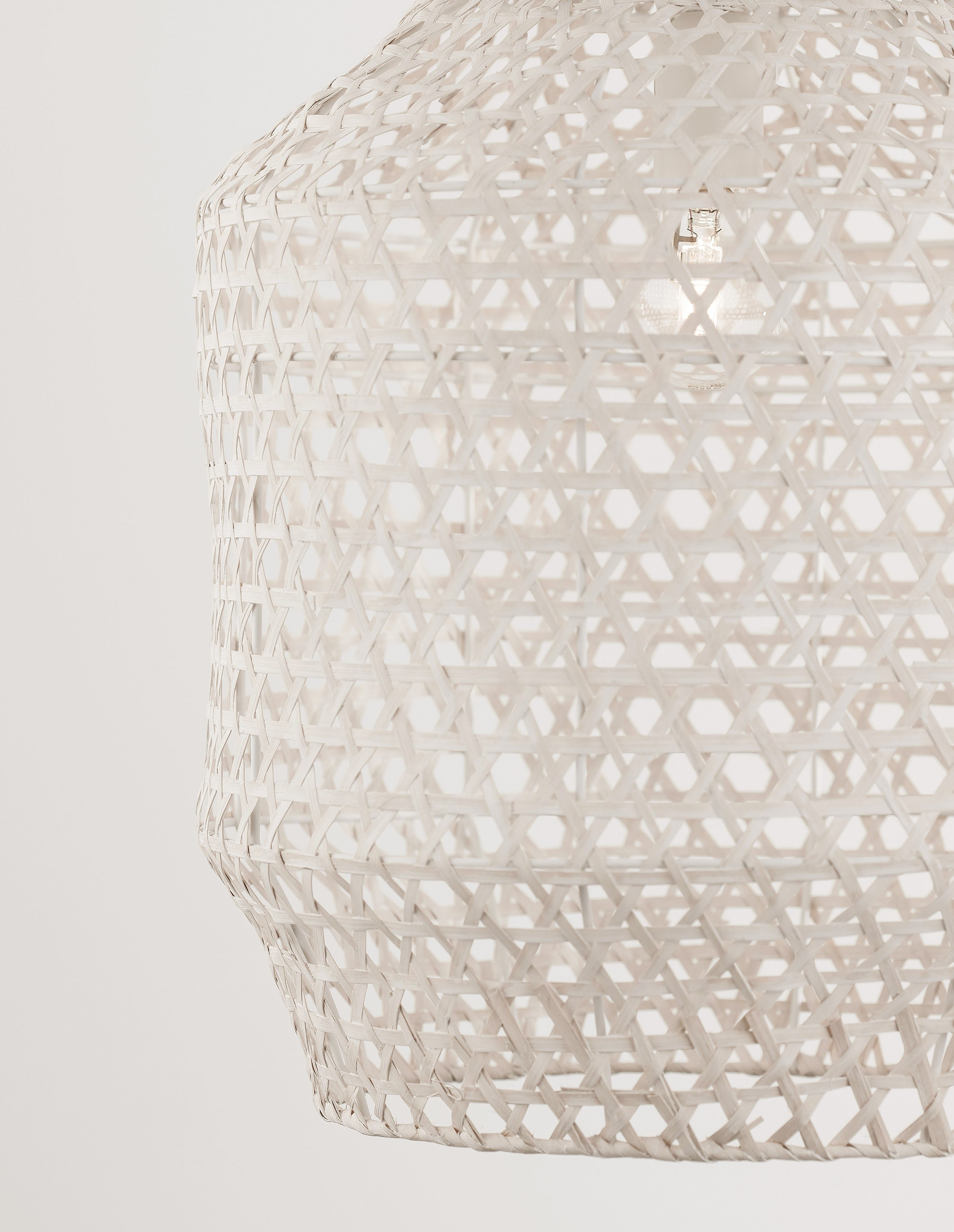 MIA | H 250 D 35 cm | 12 W | IP20 | White | Rattan