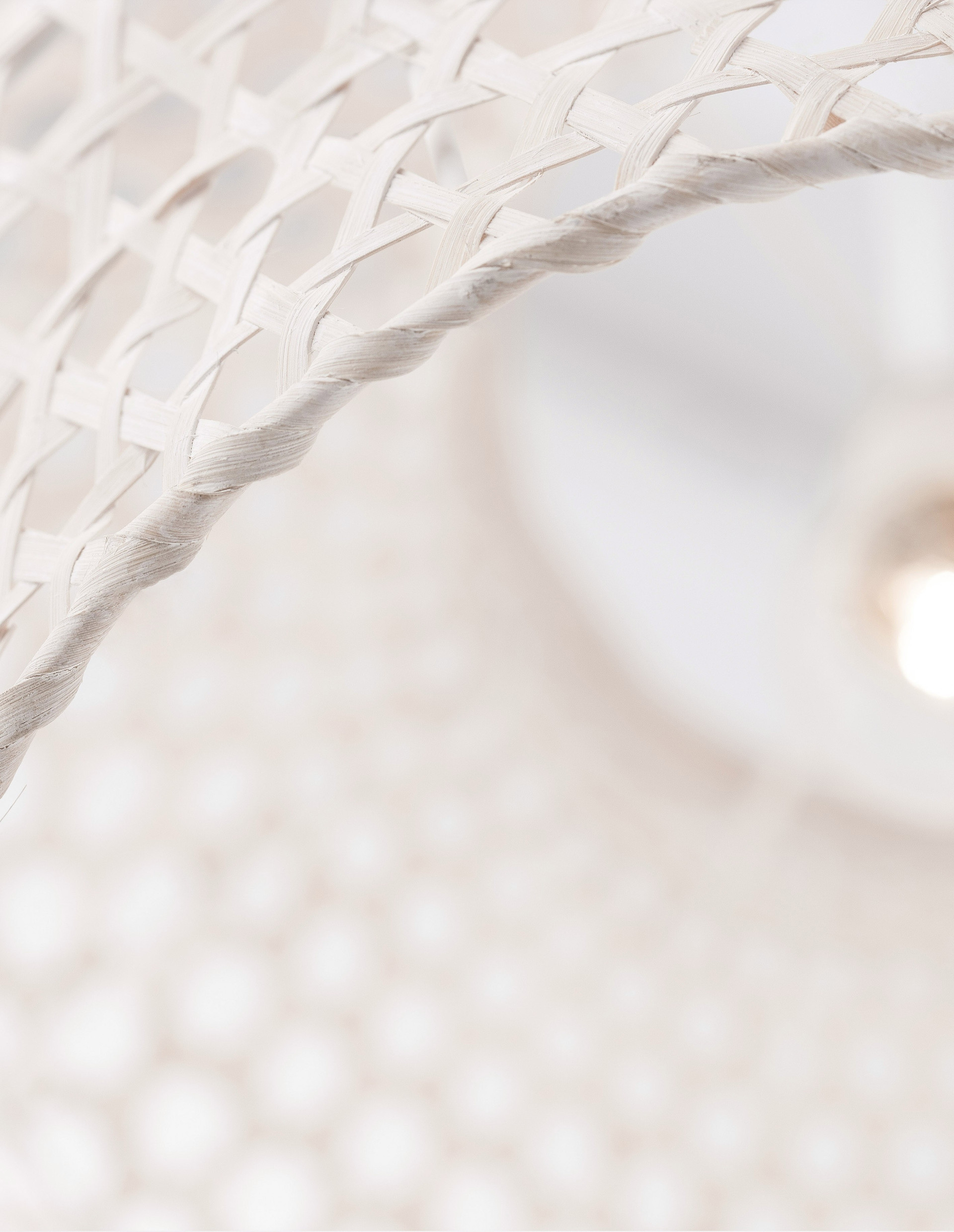 MIA | H 250 D 35 cm | 12 W | IP20 | White | Rattan