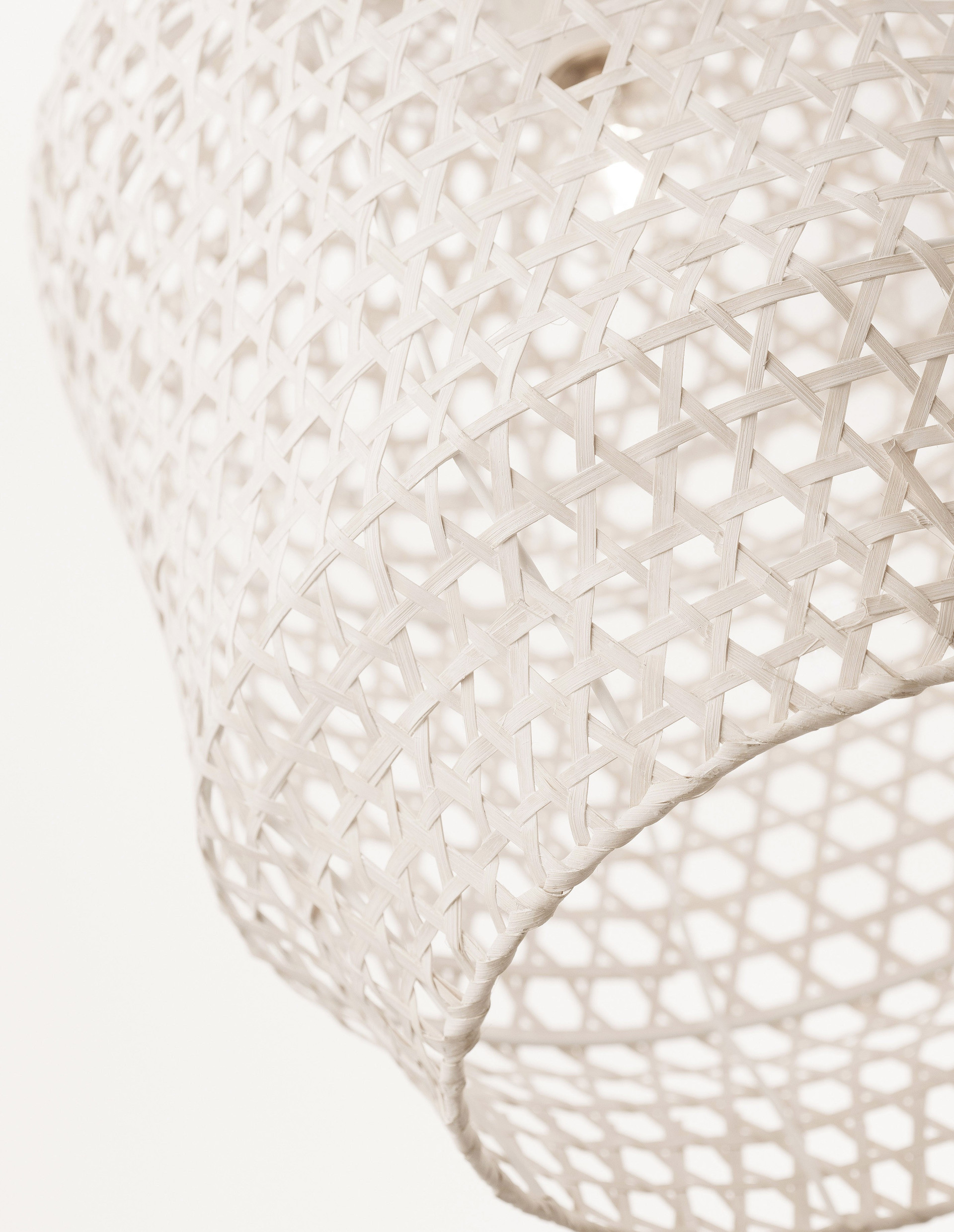MIA | H 250 D 35 cm | 12 W | IP20 | White | Rattan