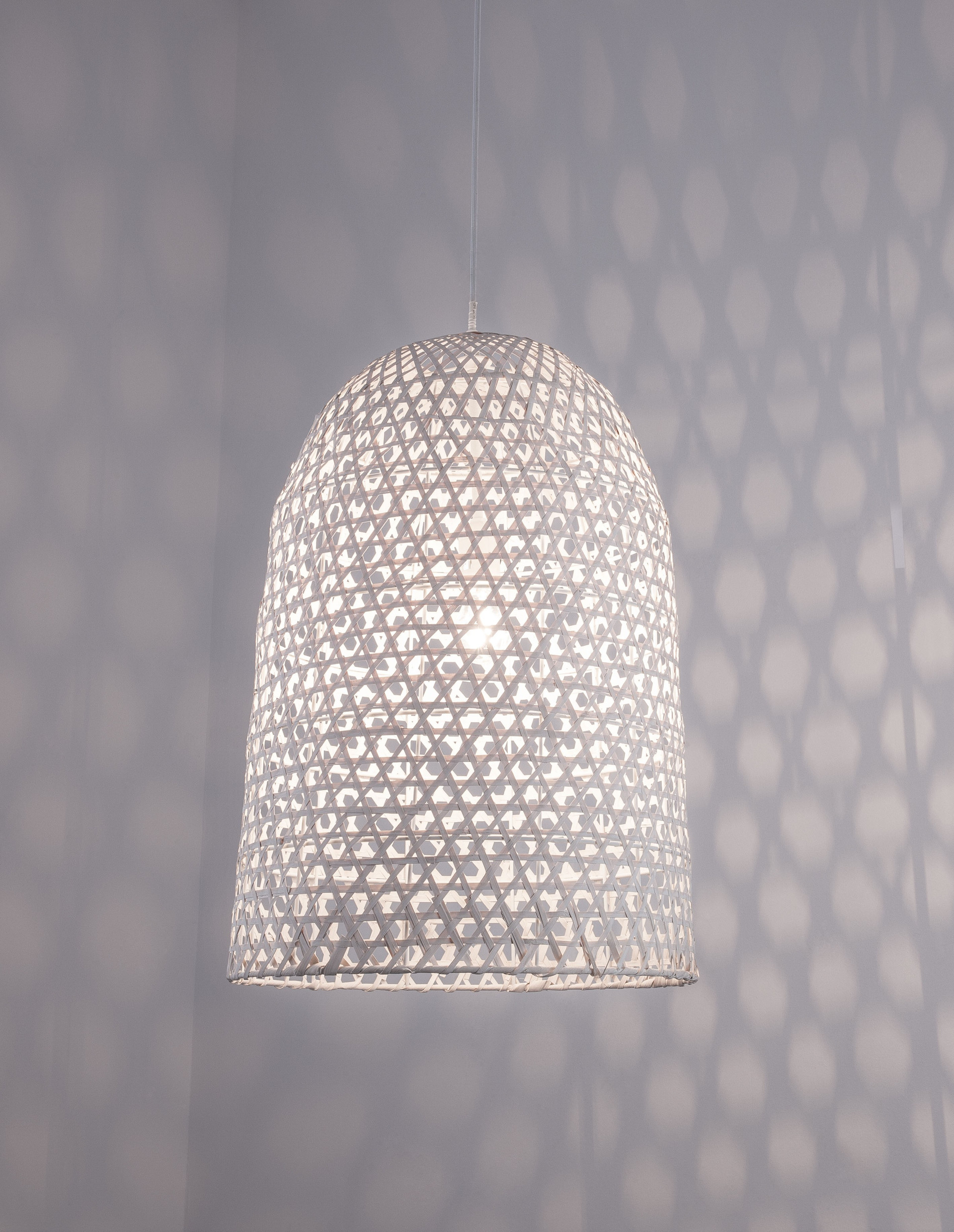 AURORA | H 250 D 40 cm | 12 W | IP20 | White | Rattan
