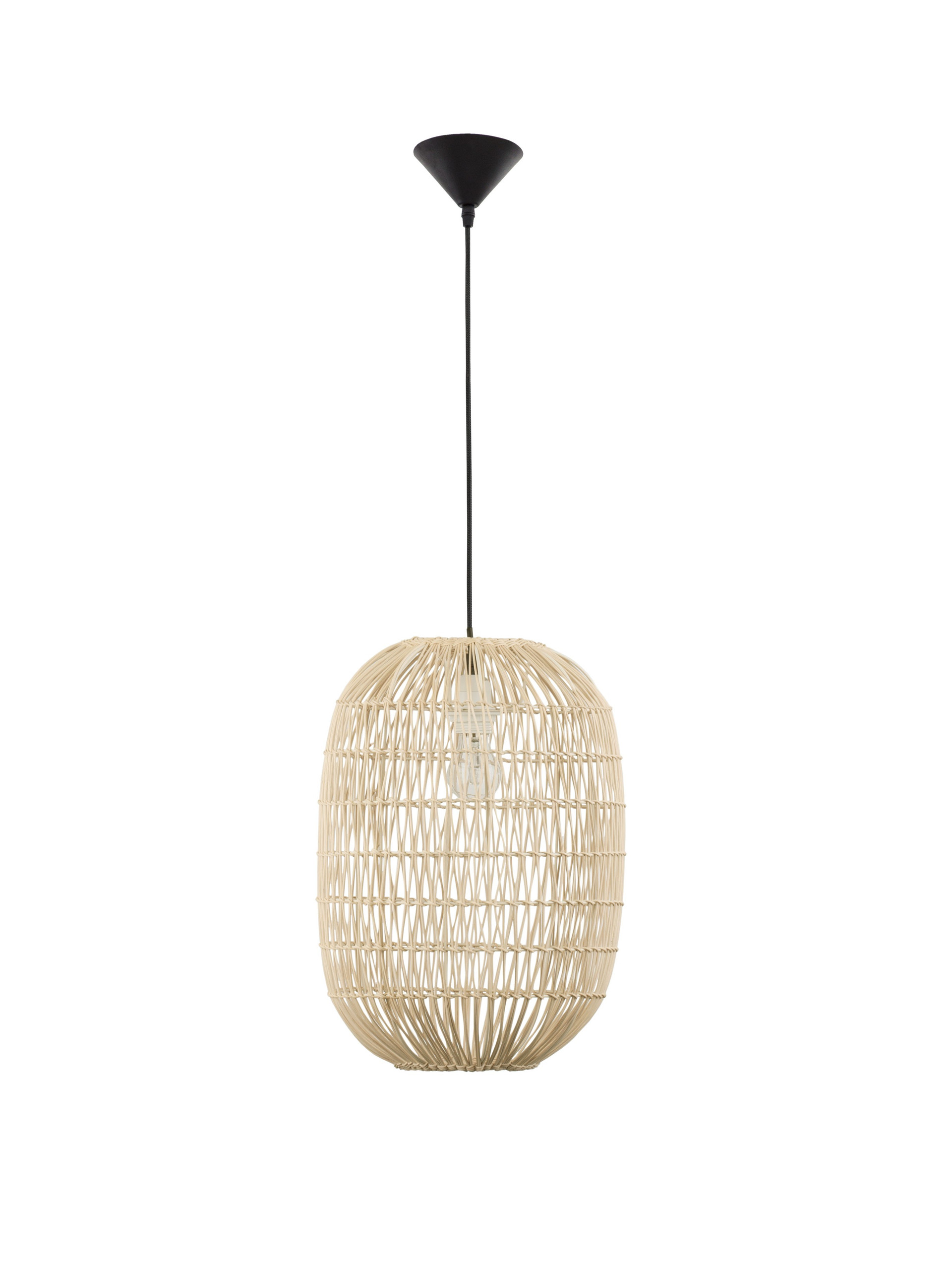 MELODY | H 250 D 30 cm | 12 W | IP20 | Beige | Steel/Rattan
