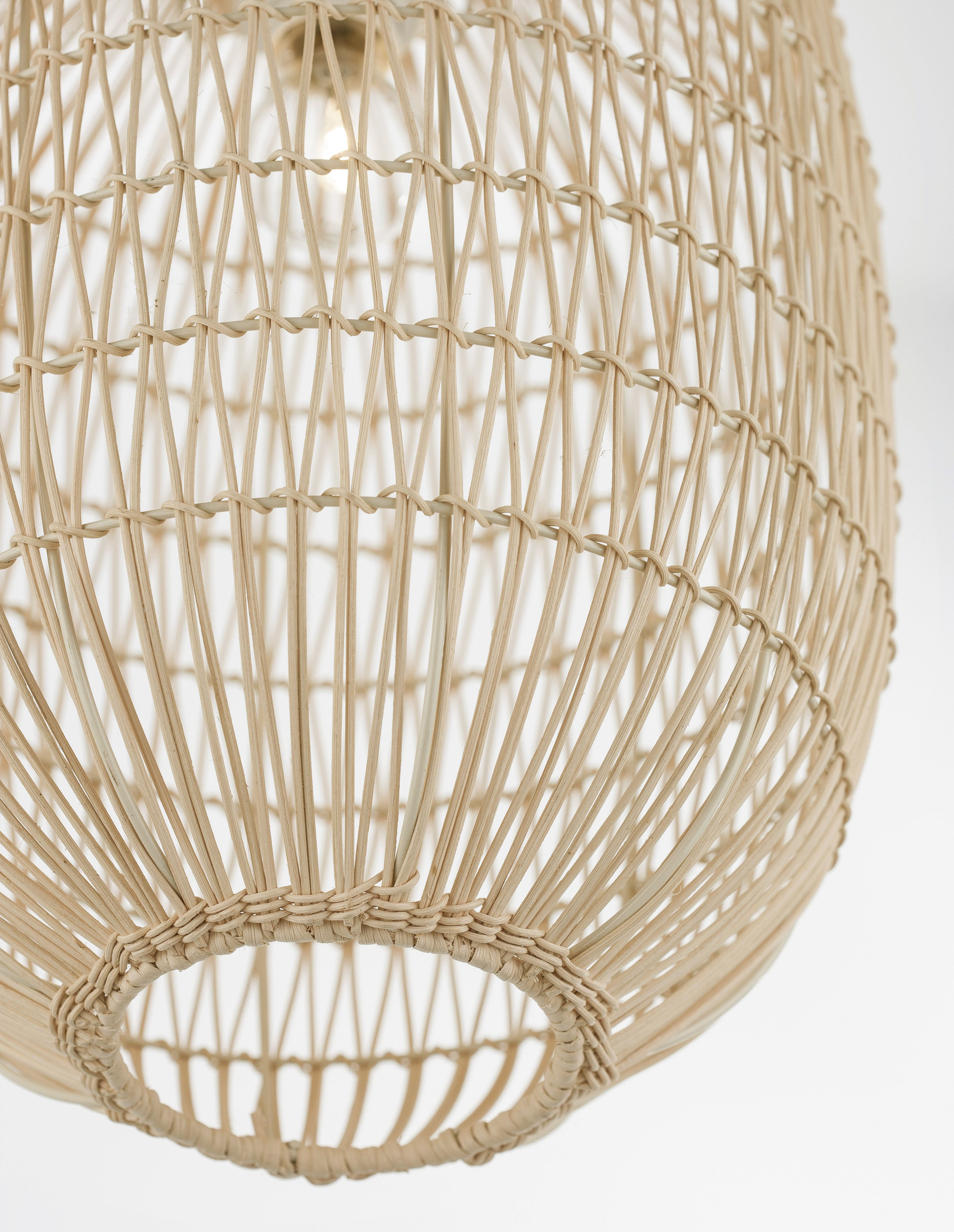 MELODY | H 250 D 30 cm | 12 W | IP20 | Beige | Steel/Rattan