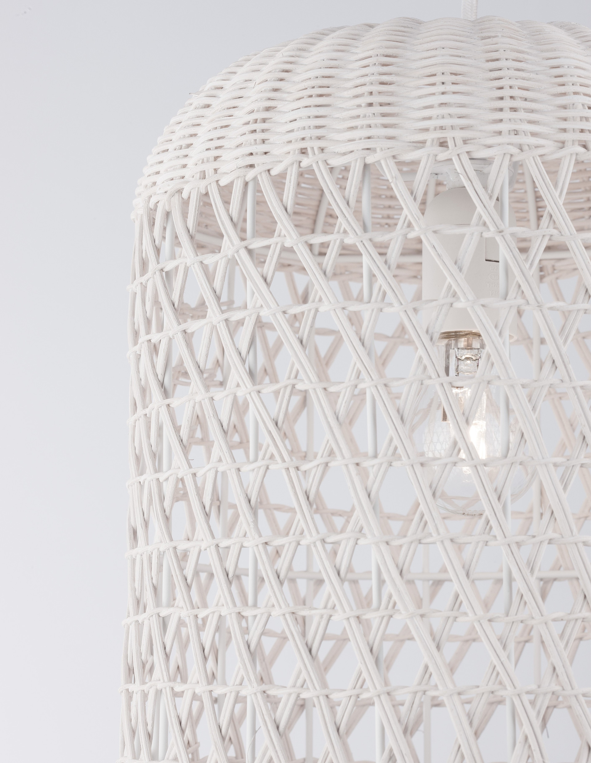 AURORA | H 250 D 24 cm | 12 W | IP20 | White | Rattan