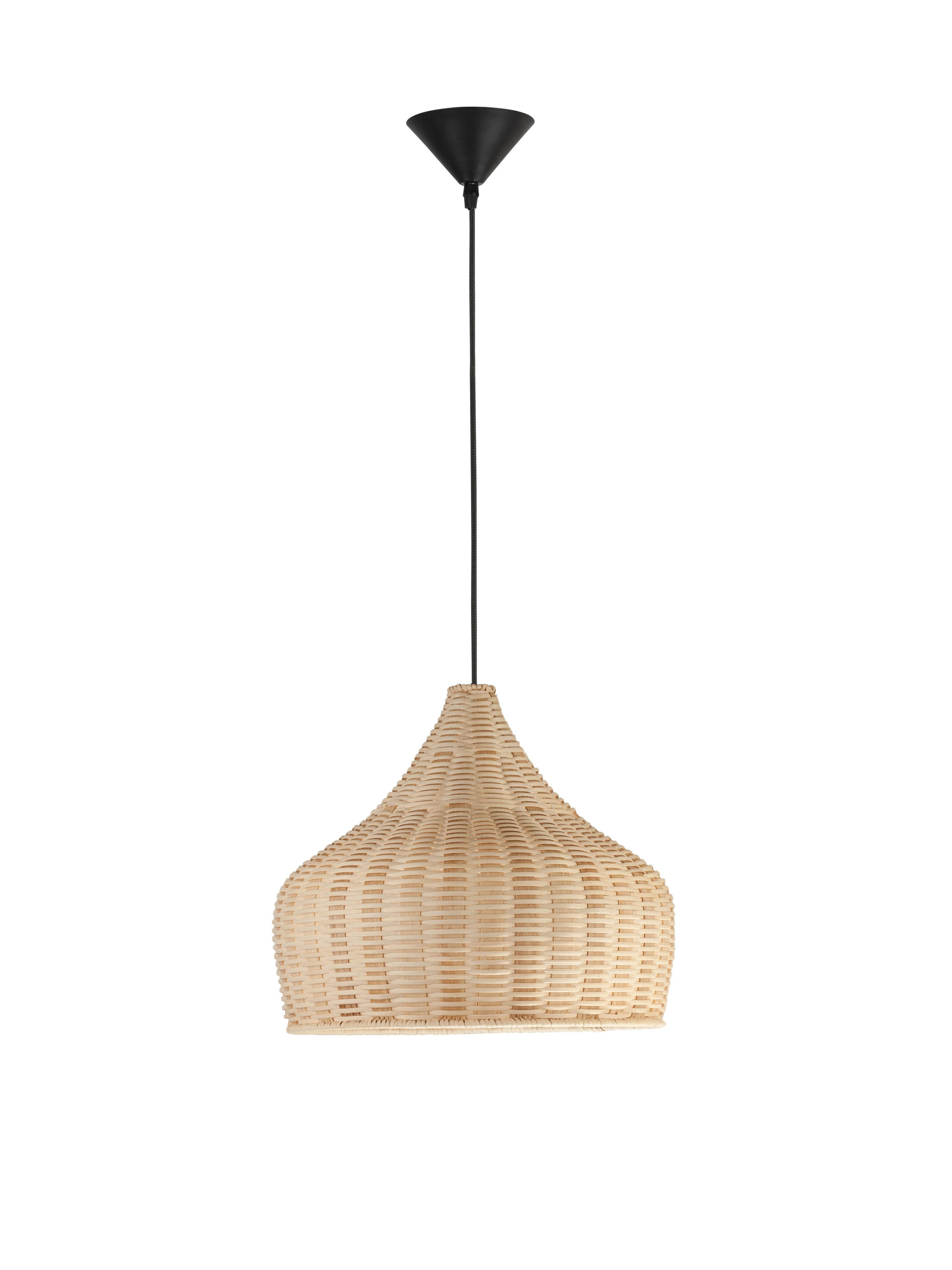 MIA | H 250 D 38.5 cm | 12 W | IP20 | Black/Beige | Rattan