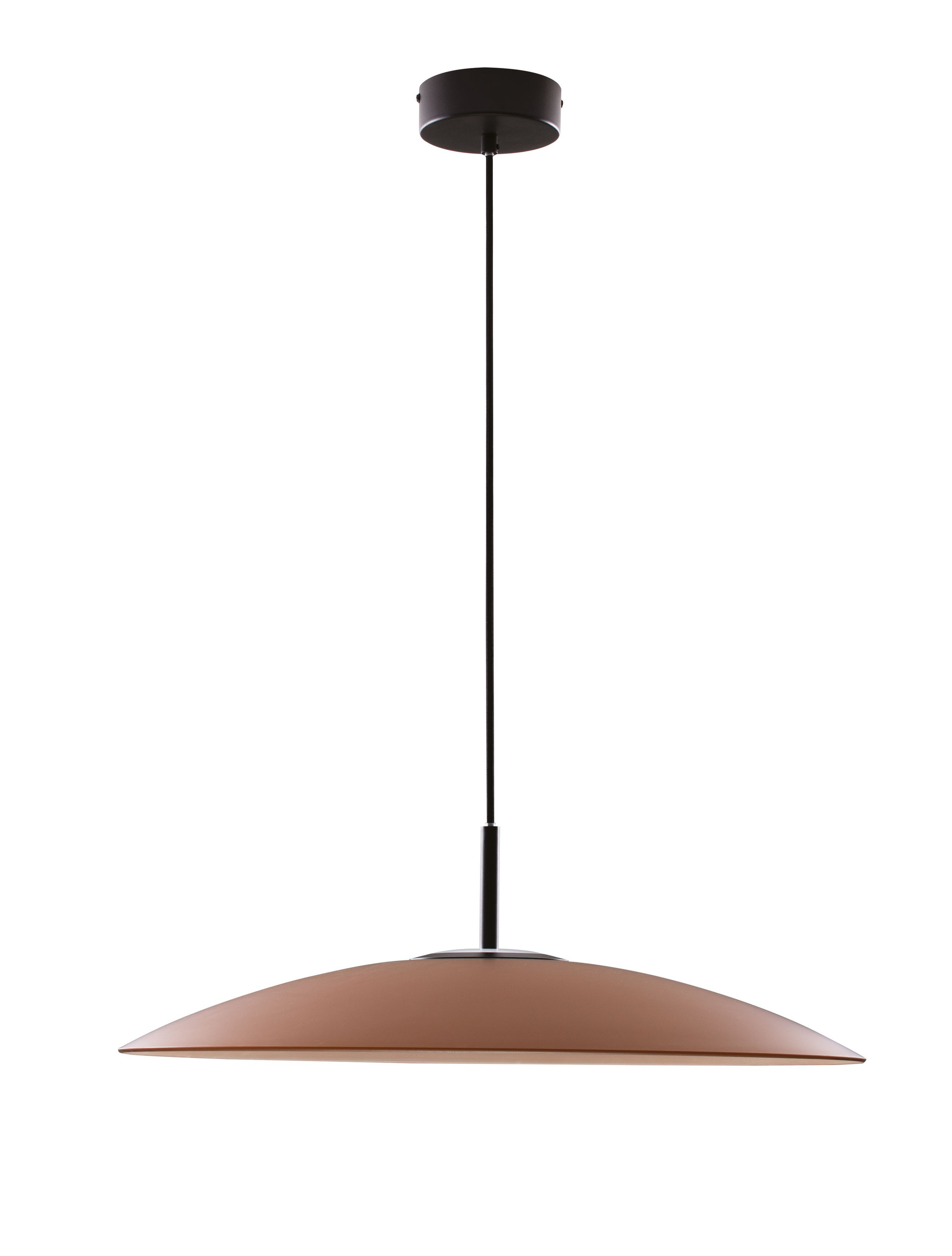 POLIFEMO | H 153 D 60 cm | 17 W | 3000 K | 1040 lm | IP20 | Black/Brown | Glass/Metal