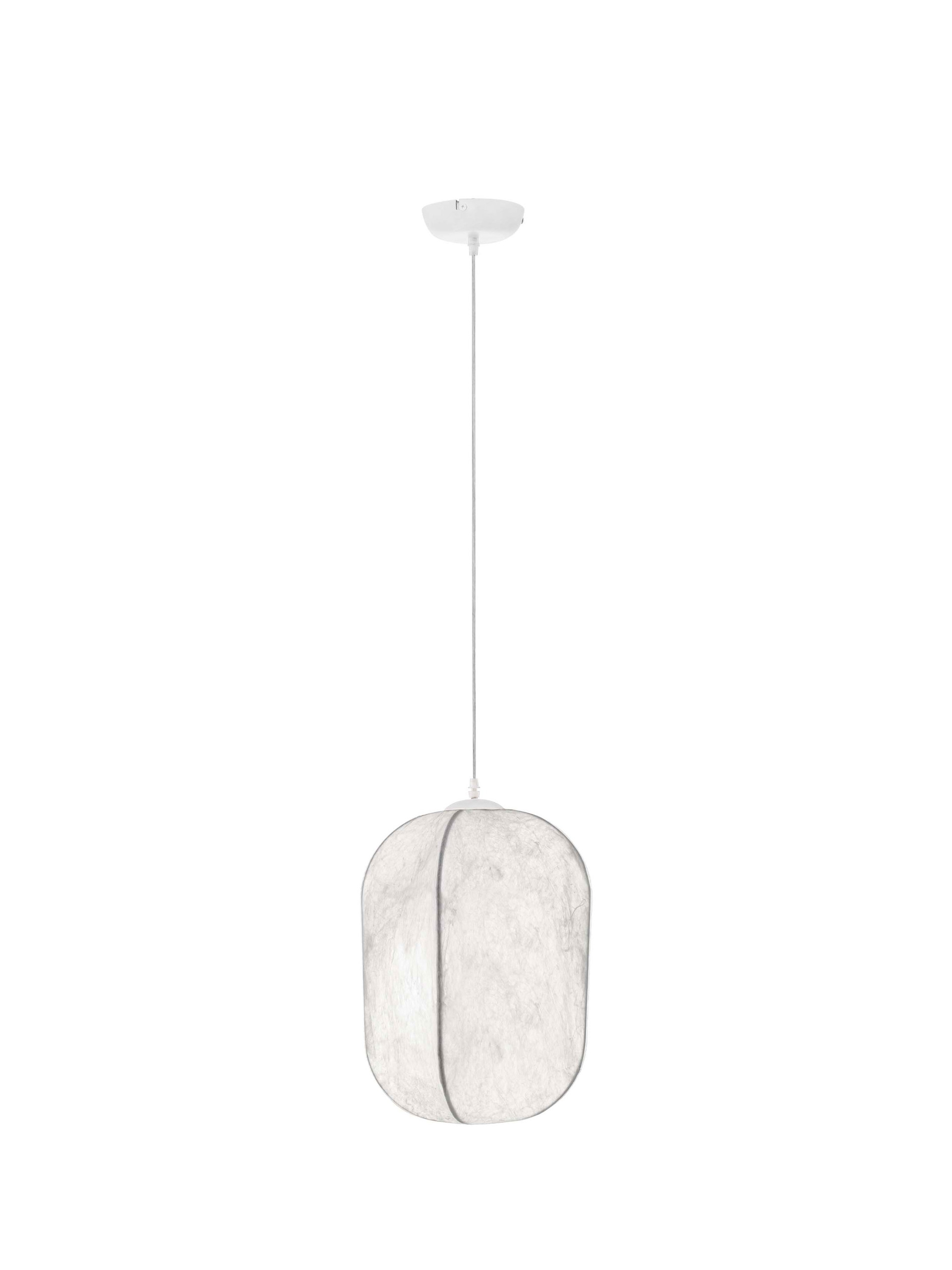 PIERIDA | H 210 D 30 cm | 12 W | IP20 | White | Metal/Silk
