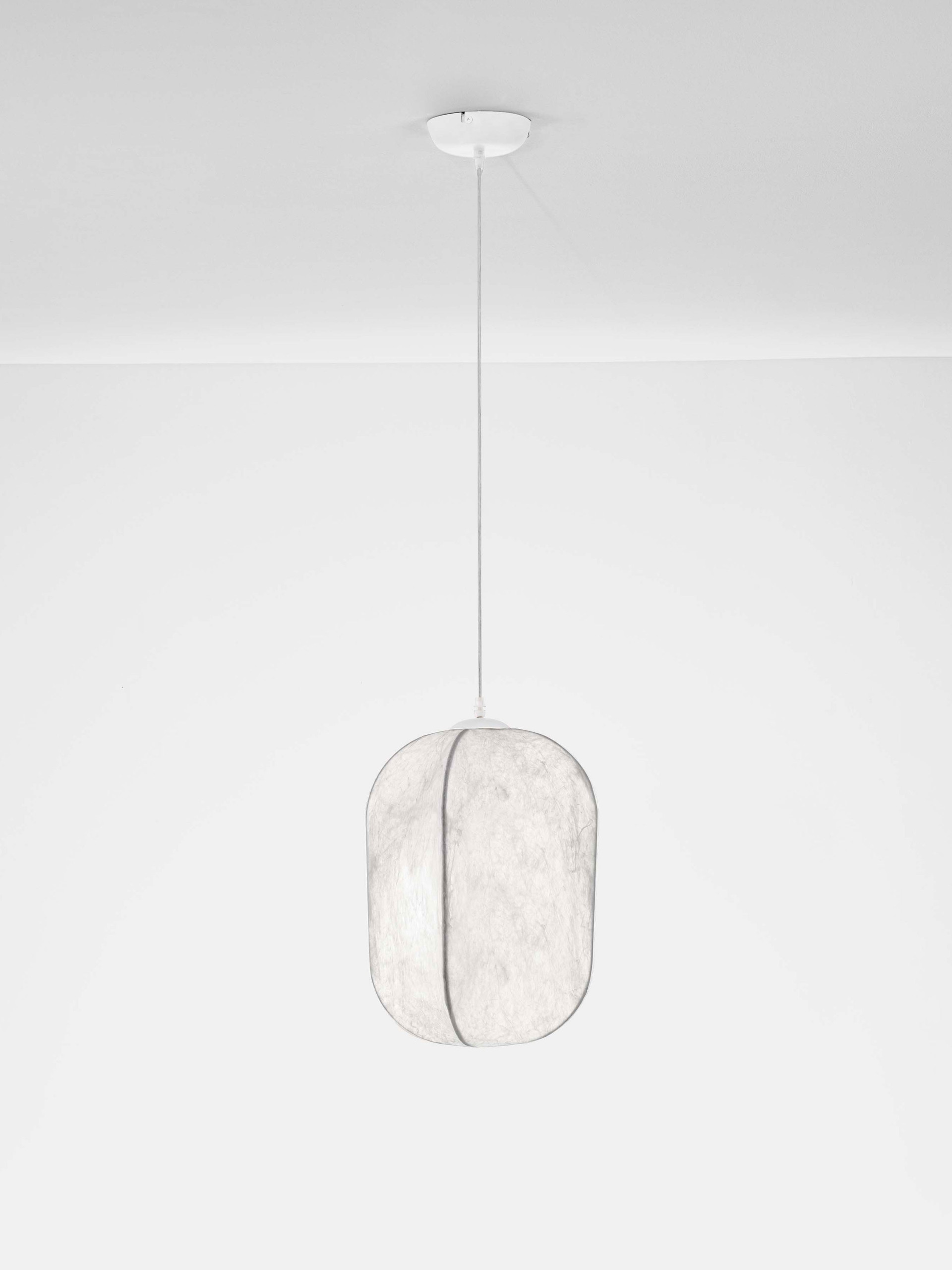 PIERIDA | H 210 D 30 cm | 12 W | IP20 | White | Metal/Silk