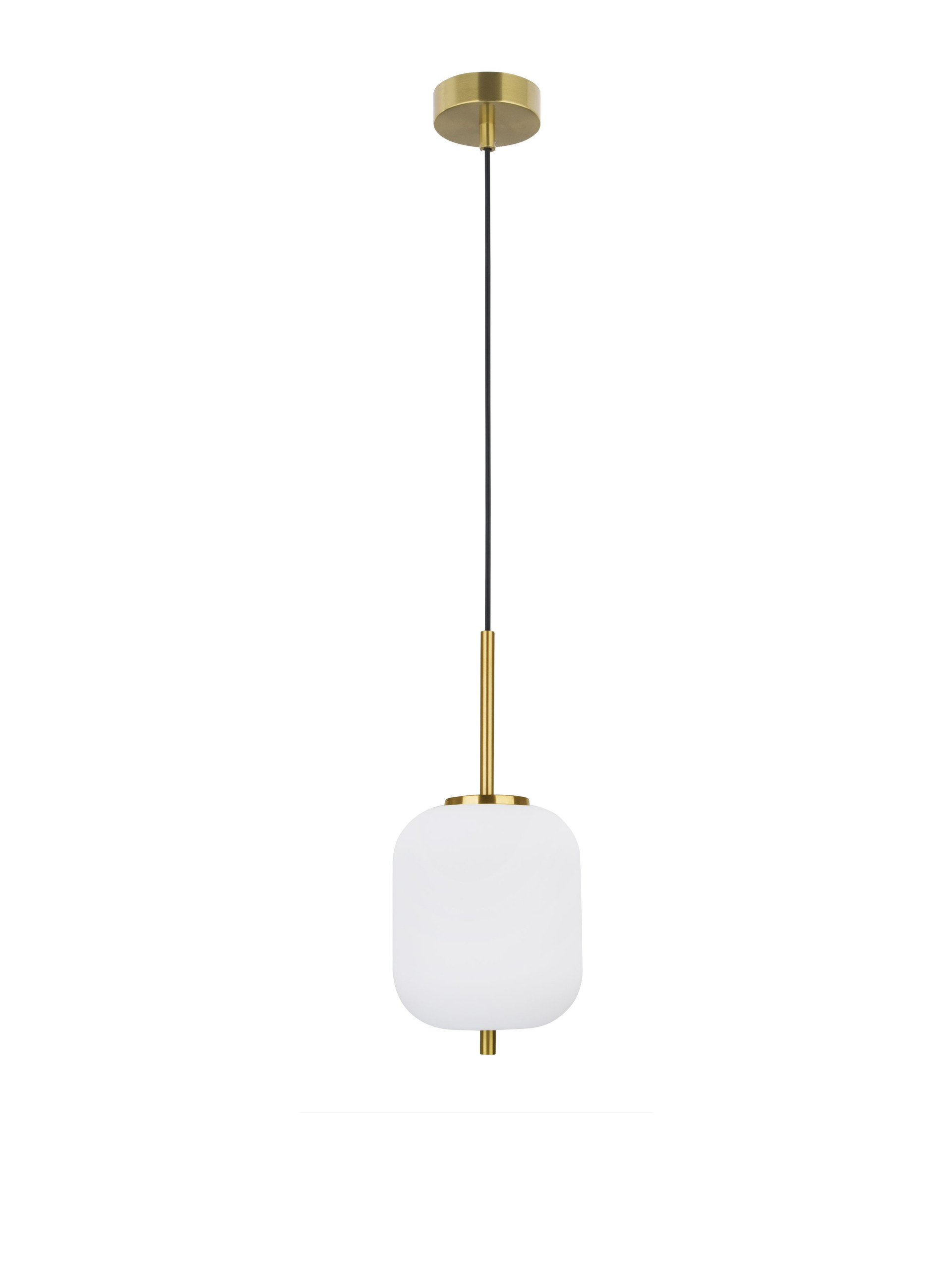 LATO | H 120 D 16.5 cm | 5 W | IP20 | White/Gold | Glass/Metal/Fabric