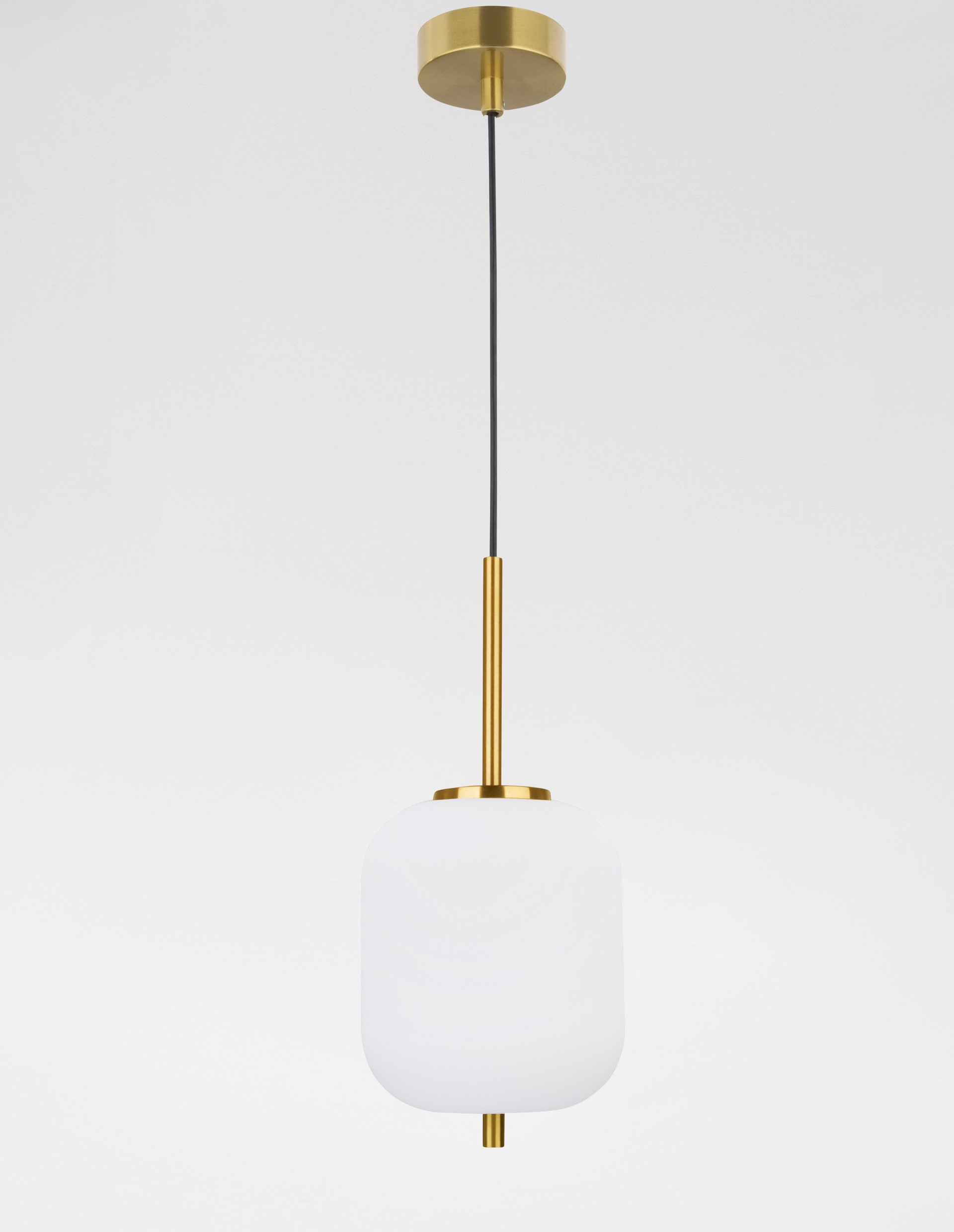 LATO | H 120 D 16.5 cm | 5 W | IP20 | White/Gold | Glass/Metal/Fabric