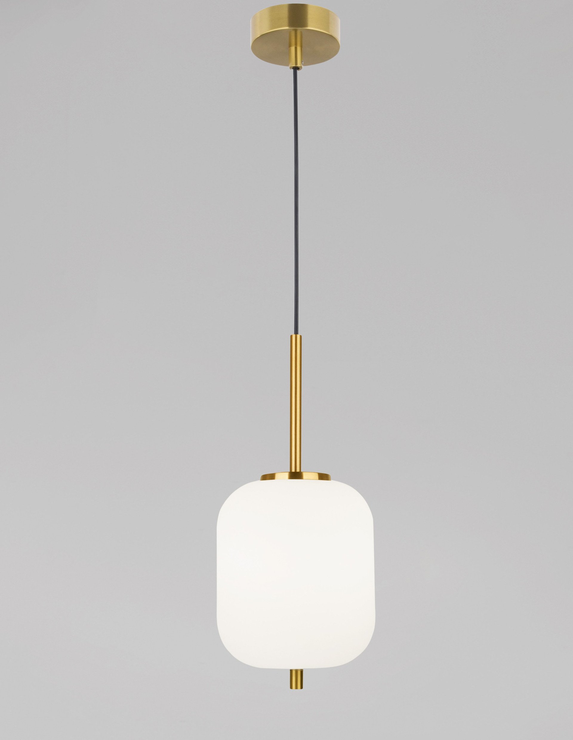 LATO | H 120 D 16.5 cm | 5 W | IP20 | White/Gold | Glass/Metal/Fabric