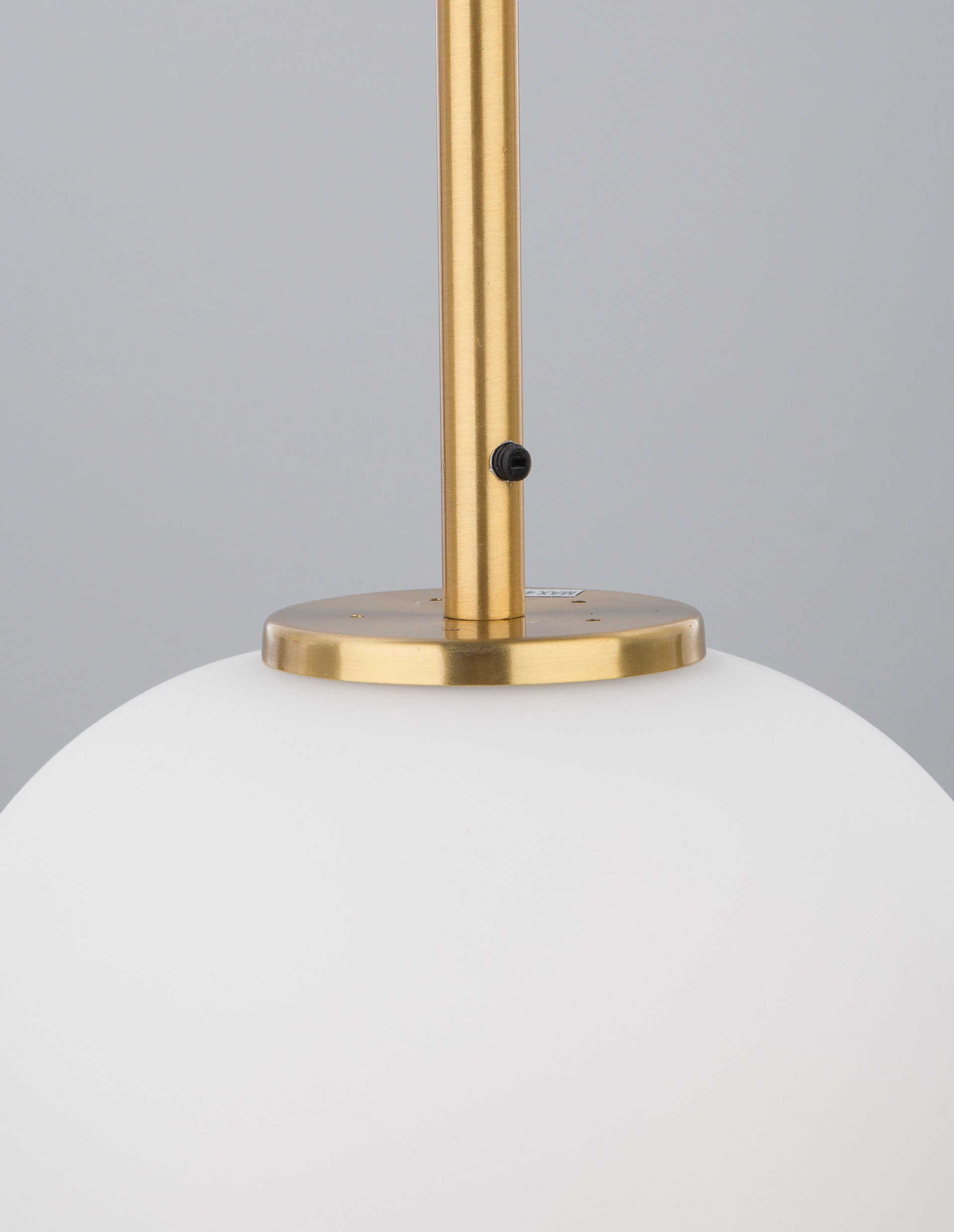 LATO | H 120 D 15.8 cm | 5 W | IP20 | White/Gold | Glass/Metal/Fabric