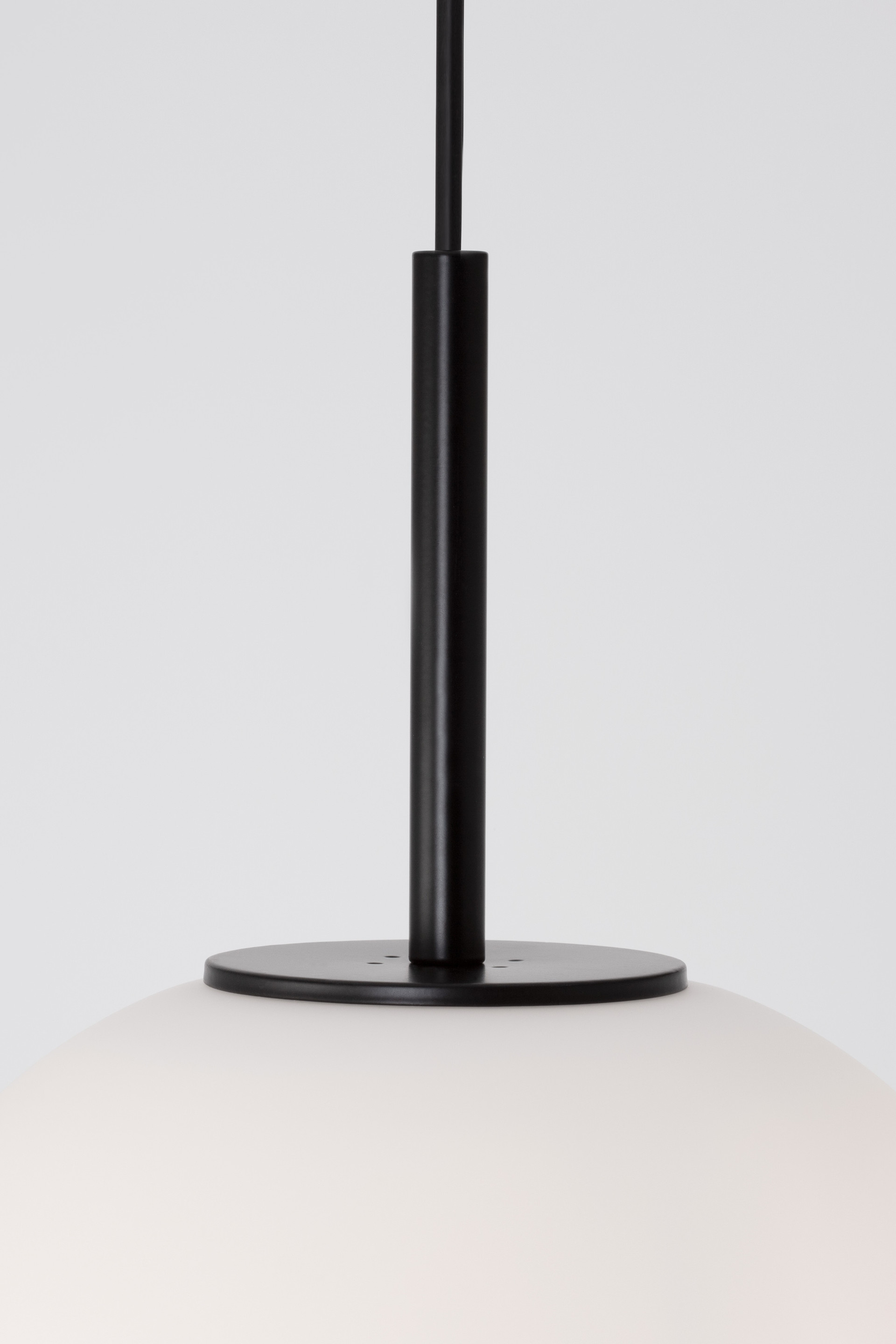 LATO | H 120 D 27 cm | 12 W | IP20 | Black/White | Glass/Metal/Fabric