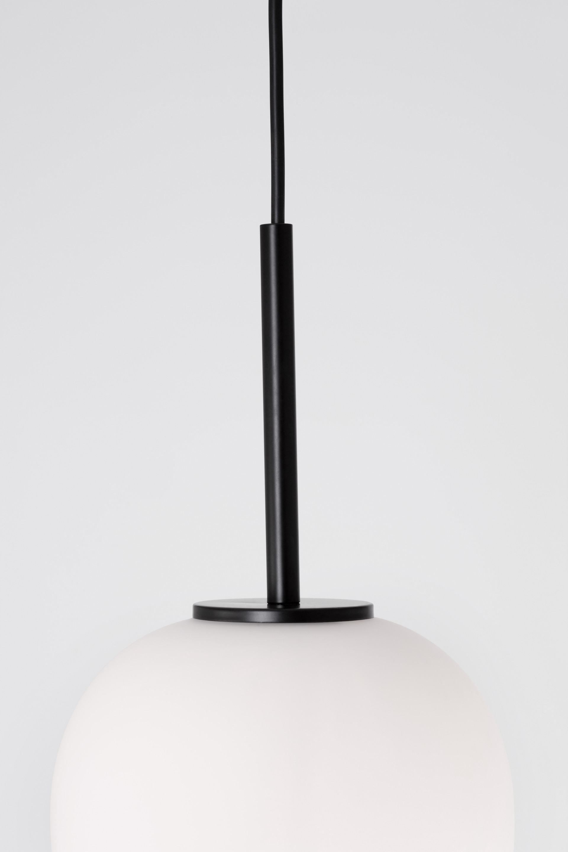 LATO | H 120 D 18.5 cm | 5 W | IP20 | Black/White | Glass/Metal/Fabric