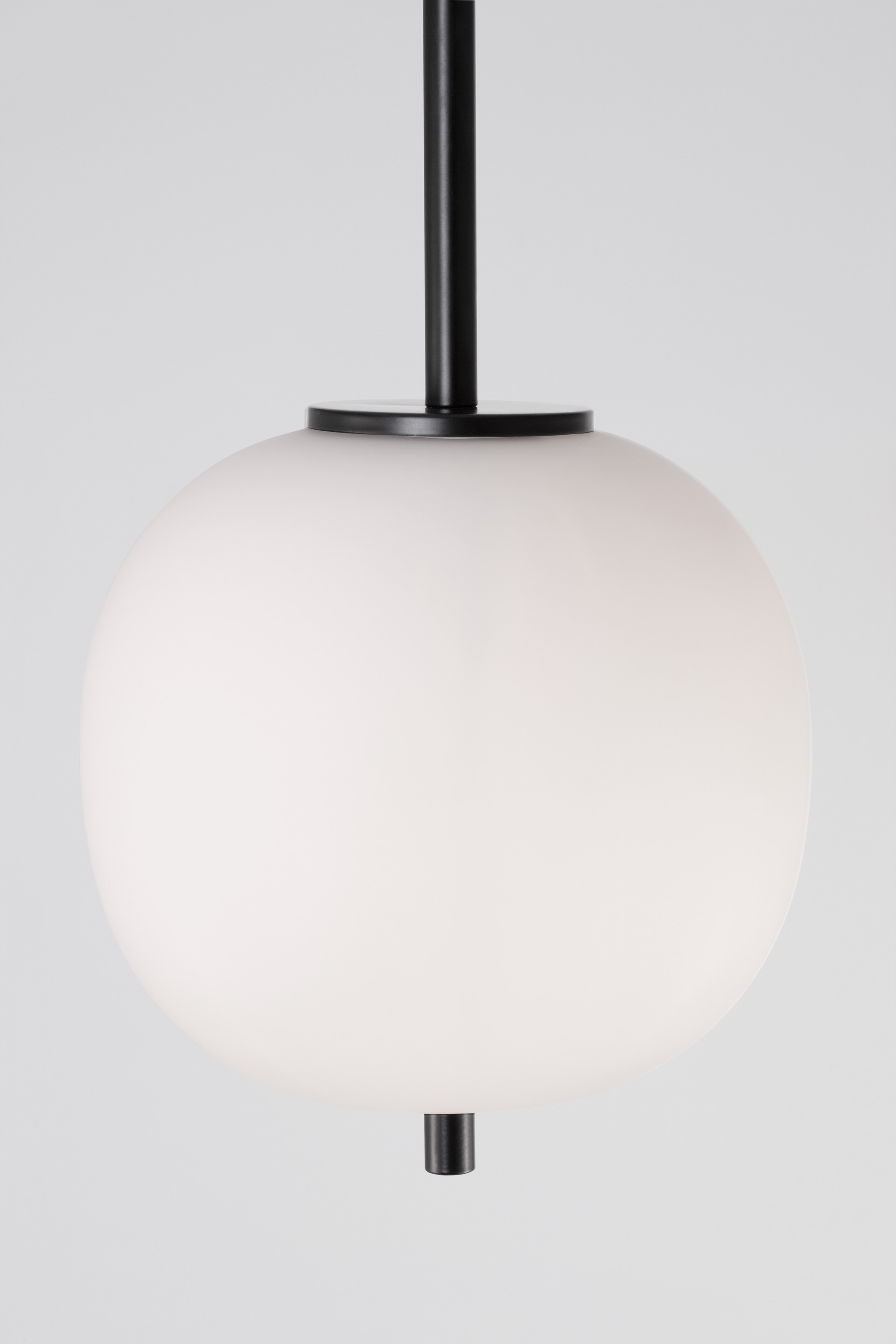 LATO | H 120 D 18.5 cm | 5 W | IP20 | Black/White | Glass/Metal/Fabric