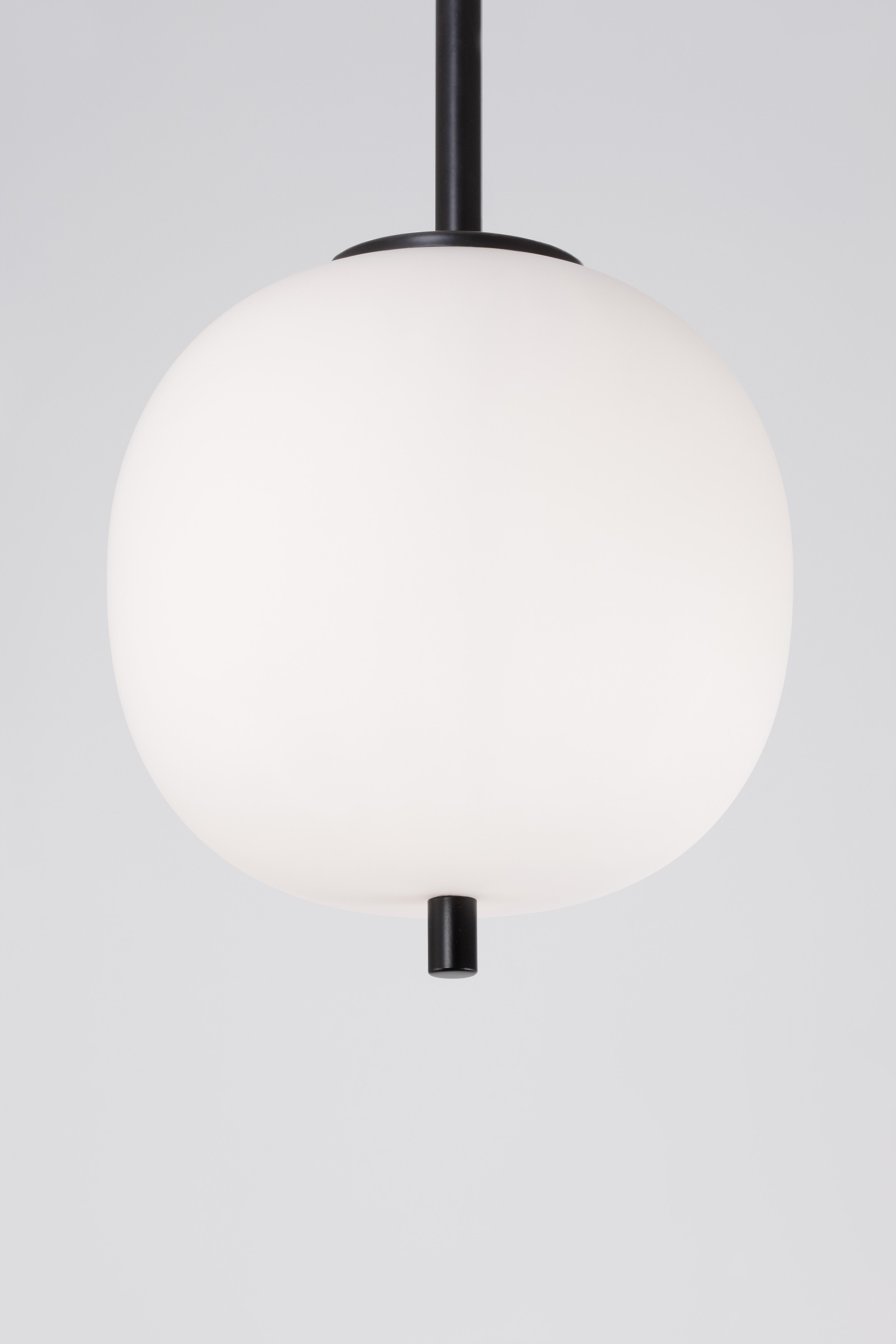 LATO | H 120 D 18.5 cm | 5 W | IP20 | Black/White | Glass/Metal/Fabric