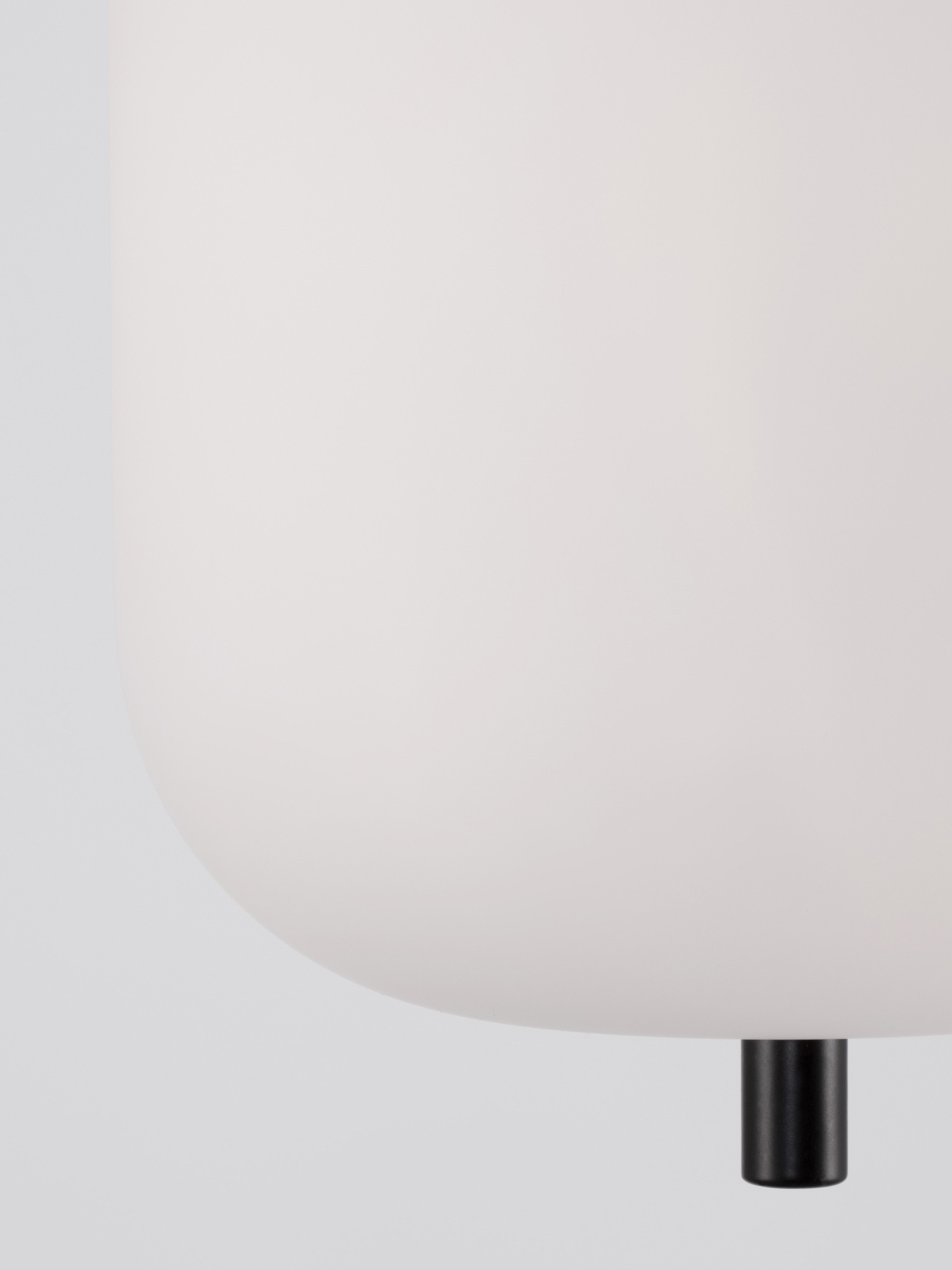 LATO | H 120 D 16.5 cm | 5 W | IP20 | Black/White | Glass/Metal/Fabric