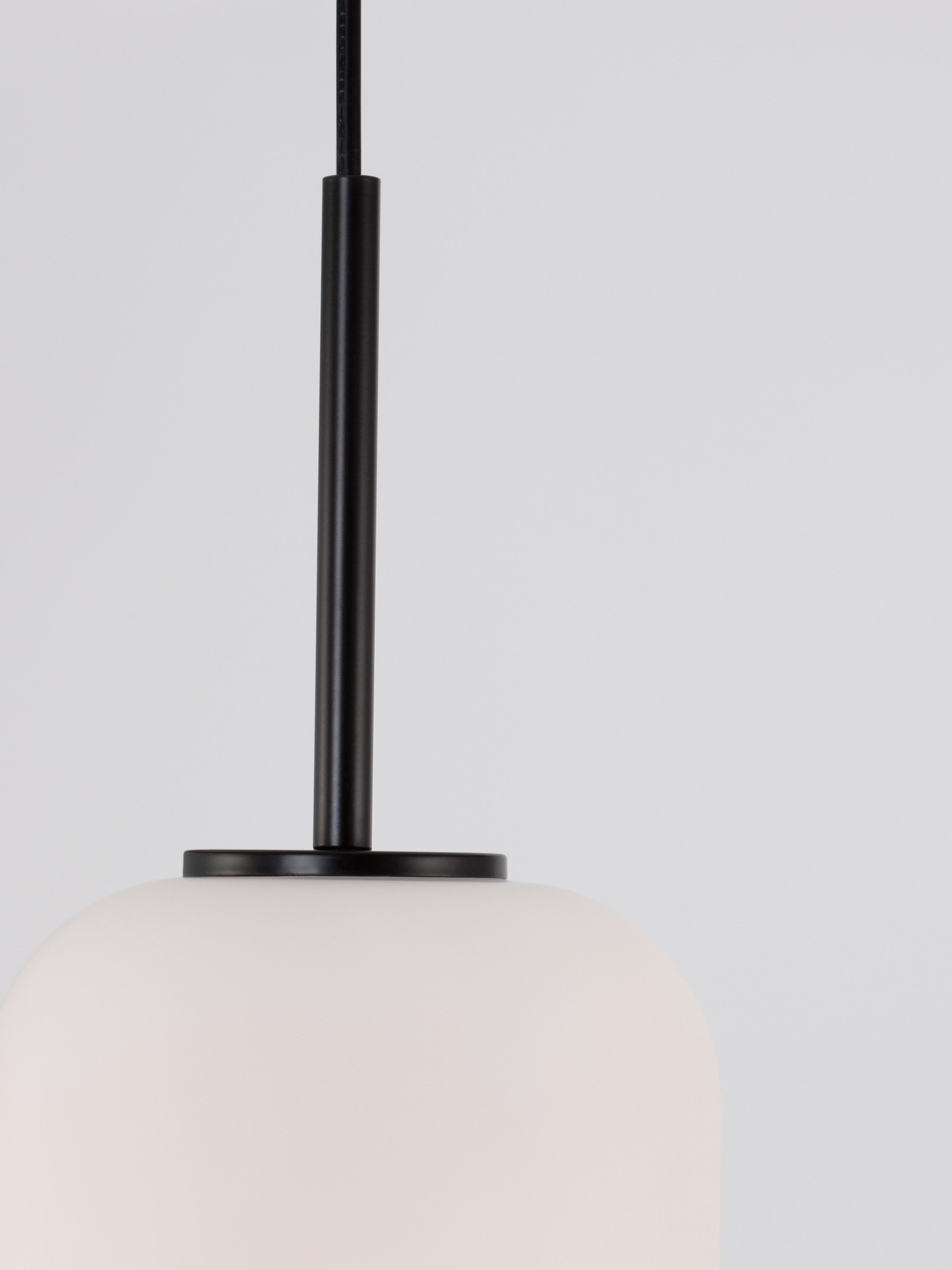 LATO | H 120 D 16.5 cm | 5 W | IP20 | Black/White | Glass/Metal/Fabric