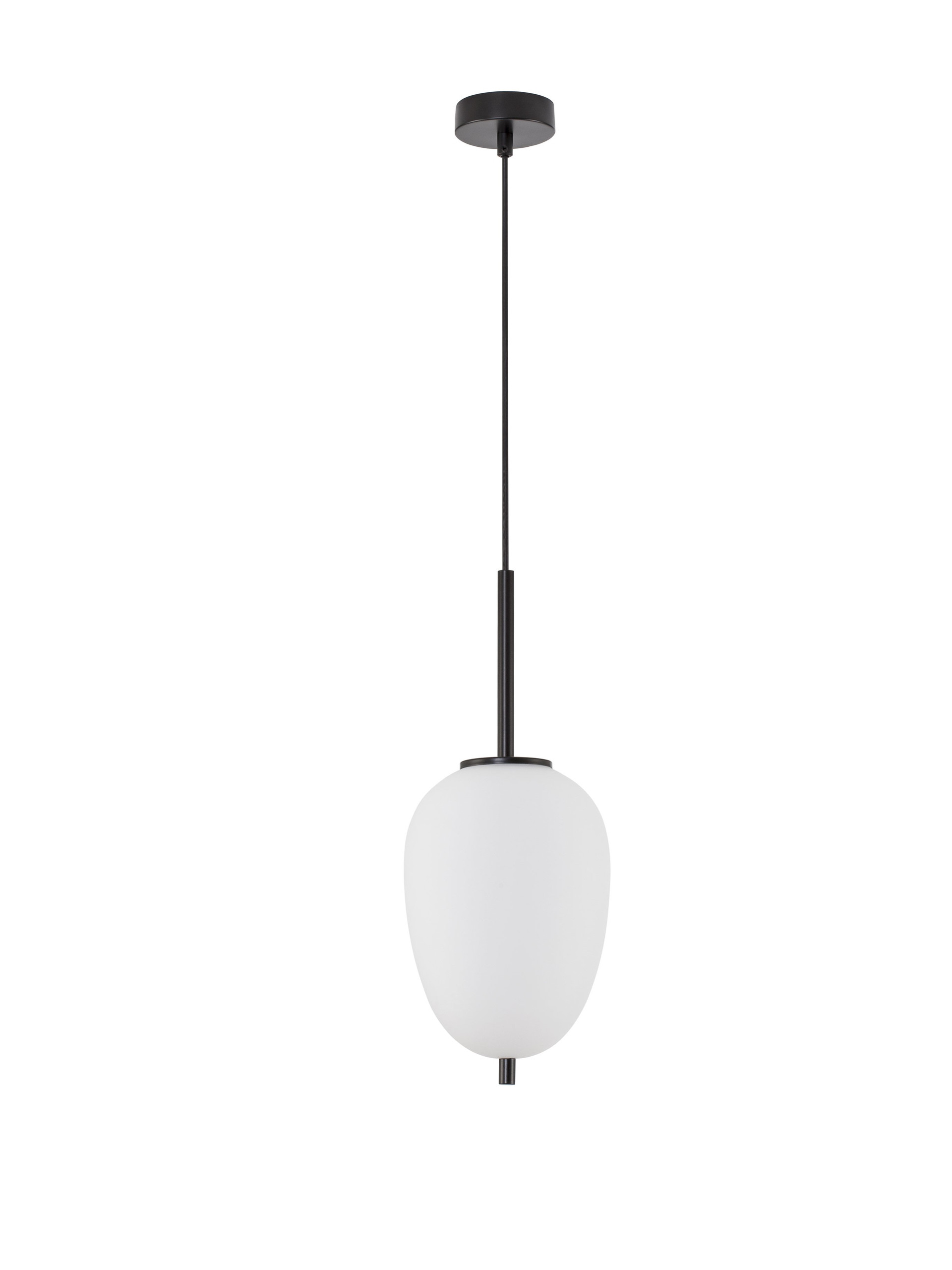 LATO | H 120 D 15.8 cm | 5 W | IP20 | Black/White | Glass/Metal/Fabric