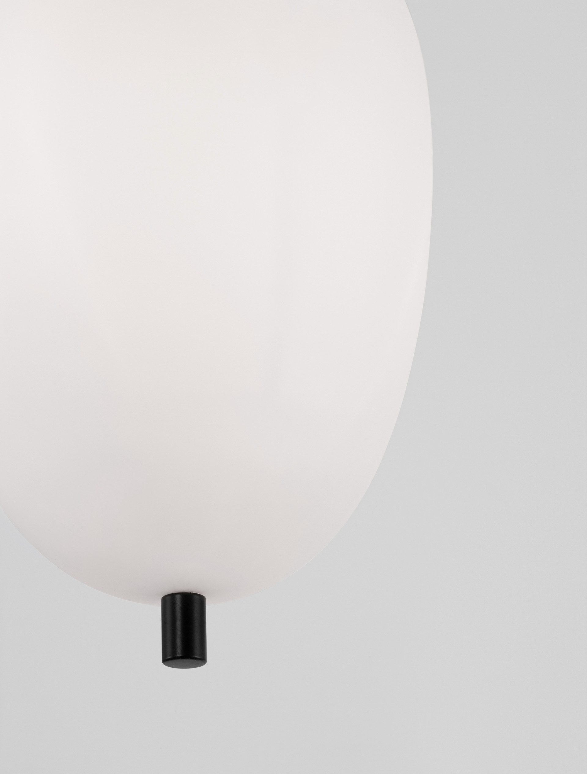 LATO | H 120 D 15.8 cm | 5 W | IP20 | Black/White | Glass/Metal/Fabric